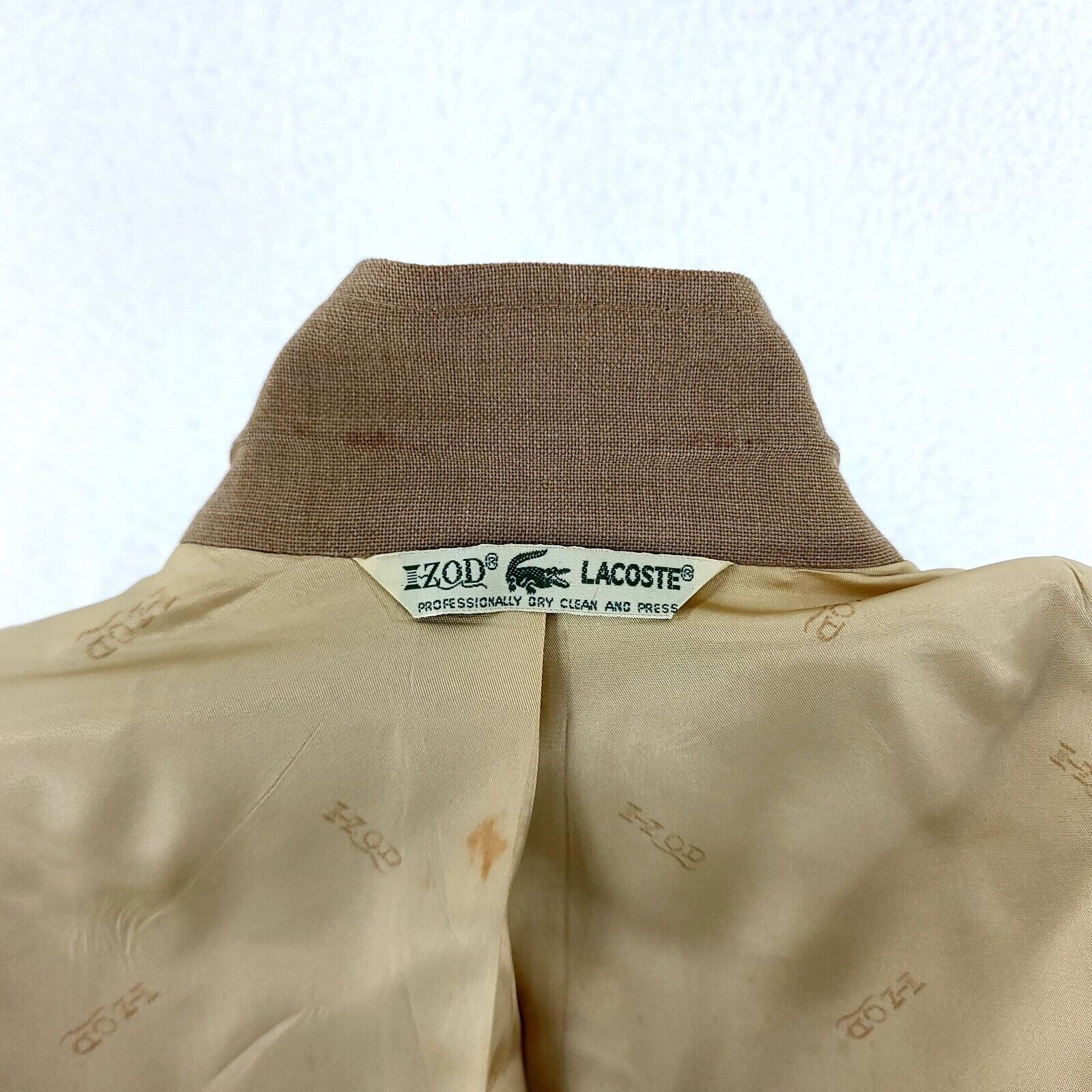 Lacoste Vintage Lacoste Izod Wool 2 Gold Button Blazer 38L Size 38L - 10 Thumbnail