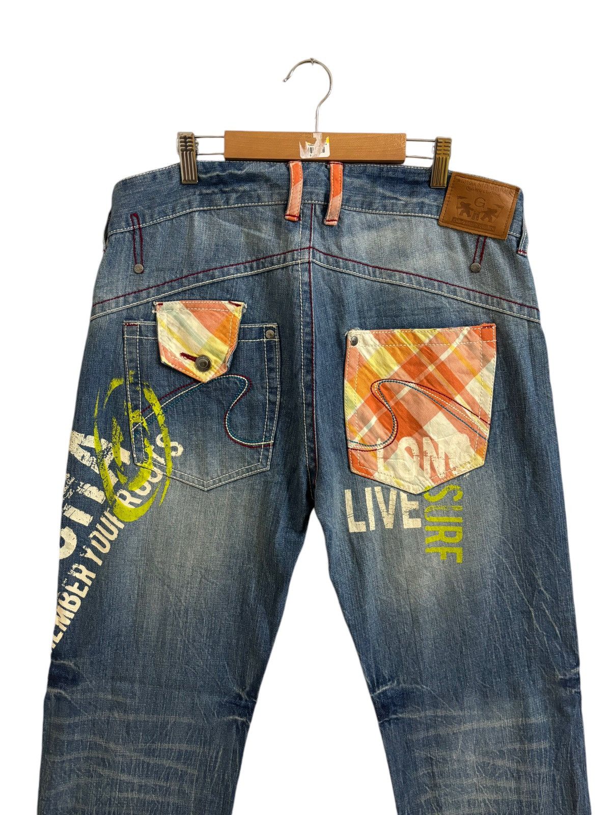 Vintage VINTAGE GOTCHA JEANS SIZE 35 Size US 35 - 9 Thumbnail