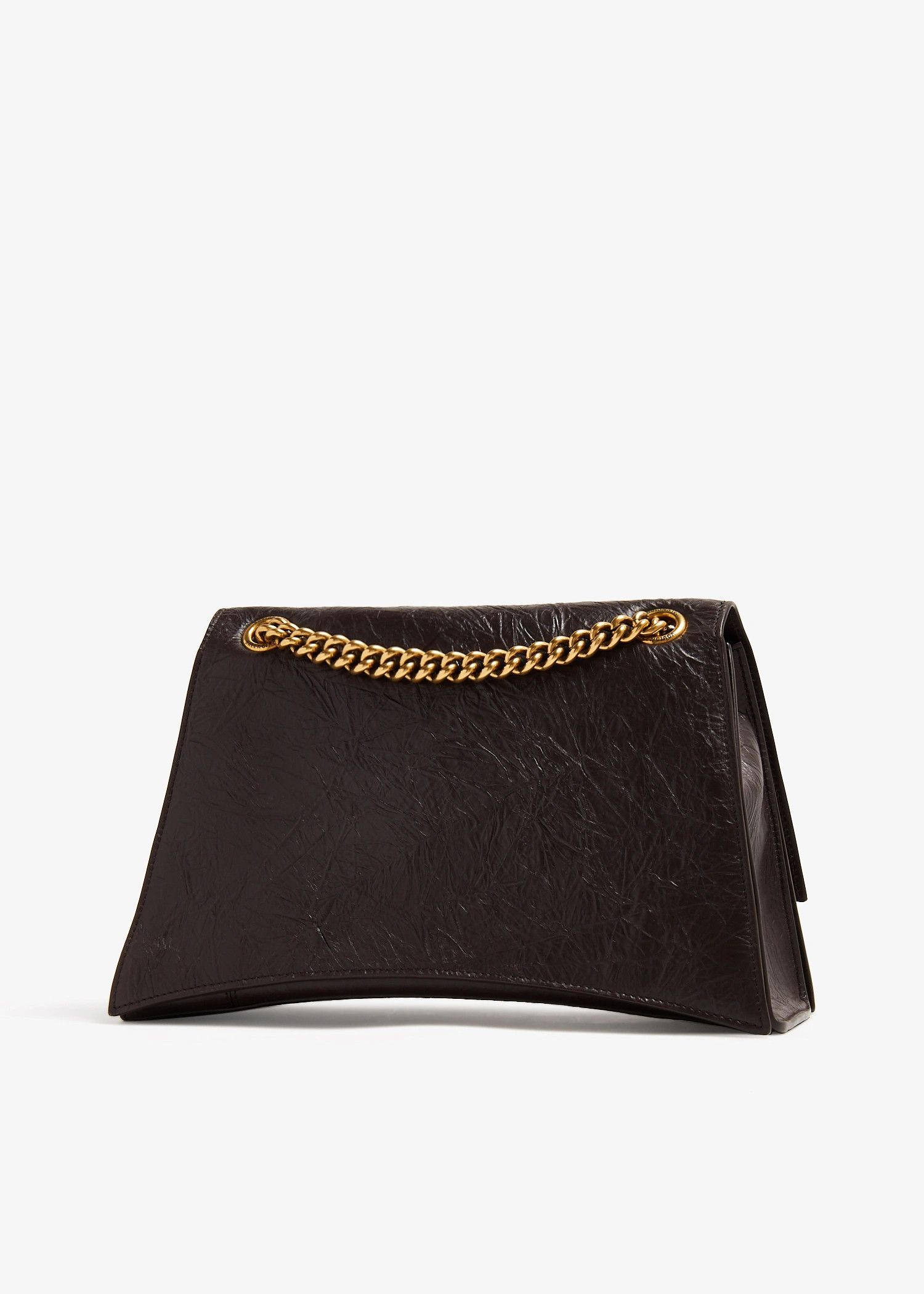 Balenciaga o1s1rm1025 Size: OS / Crush Chain Bag Medium in Brown Size ONE SIZE - 3 Thumbnail
