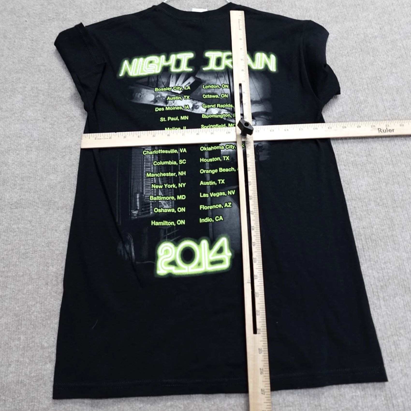 Doublet Jason Aldean Shirt Small Black 2014 Night Train Tour Concert Double-Sided T-Shirt Mens XS Size US S / EU 44-46 / 1 - 4 Thumbnail