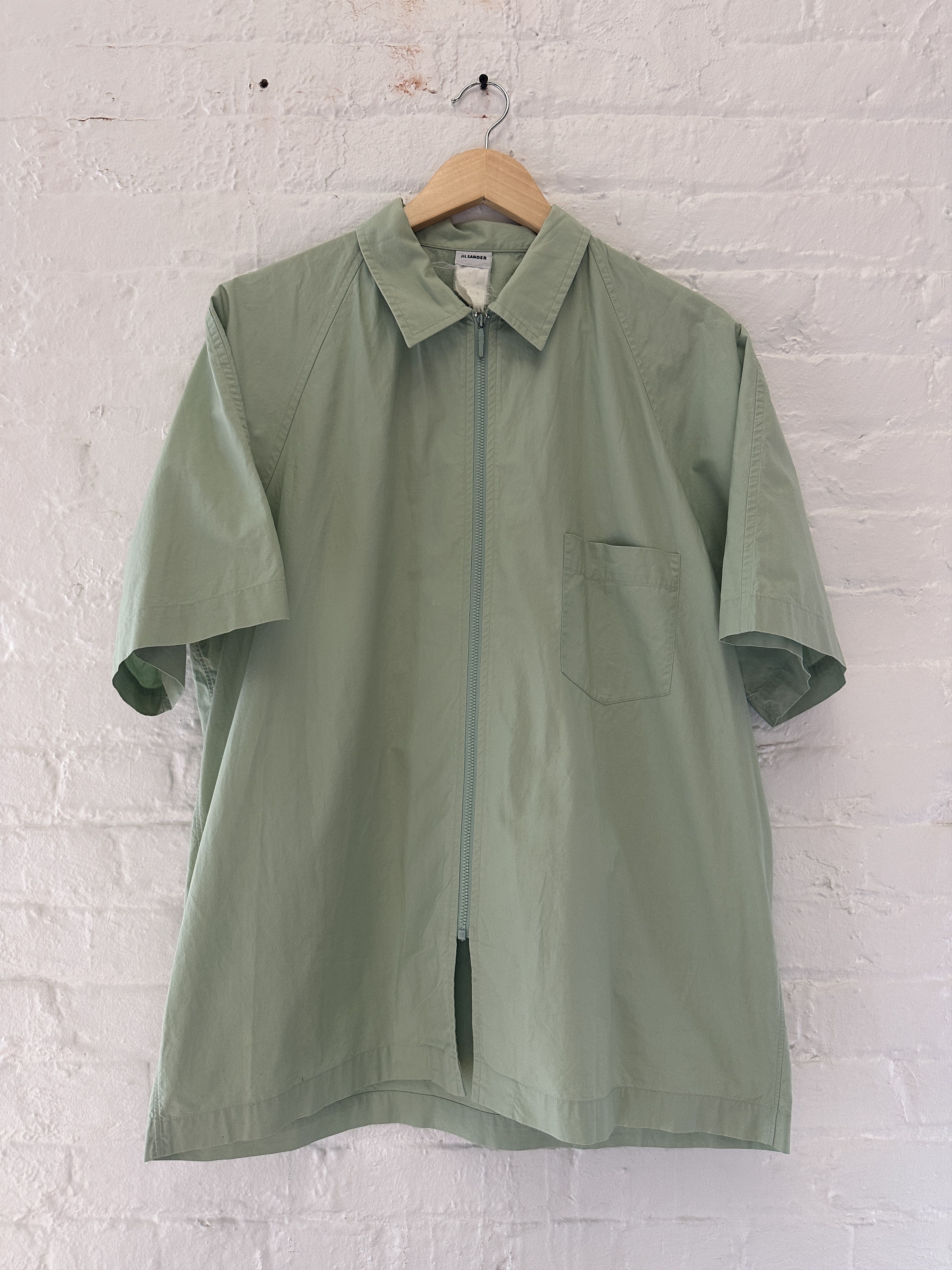 Jil Sander Jil Sander Zip Up Work Shirt Size US M / EU 48-50 / 2 - 1 Thumbnail