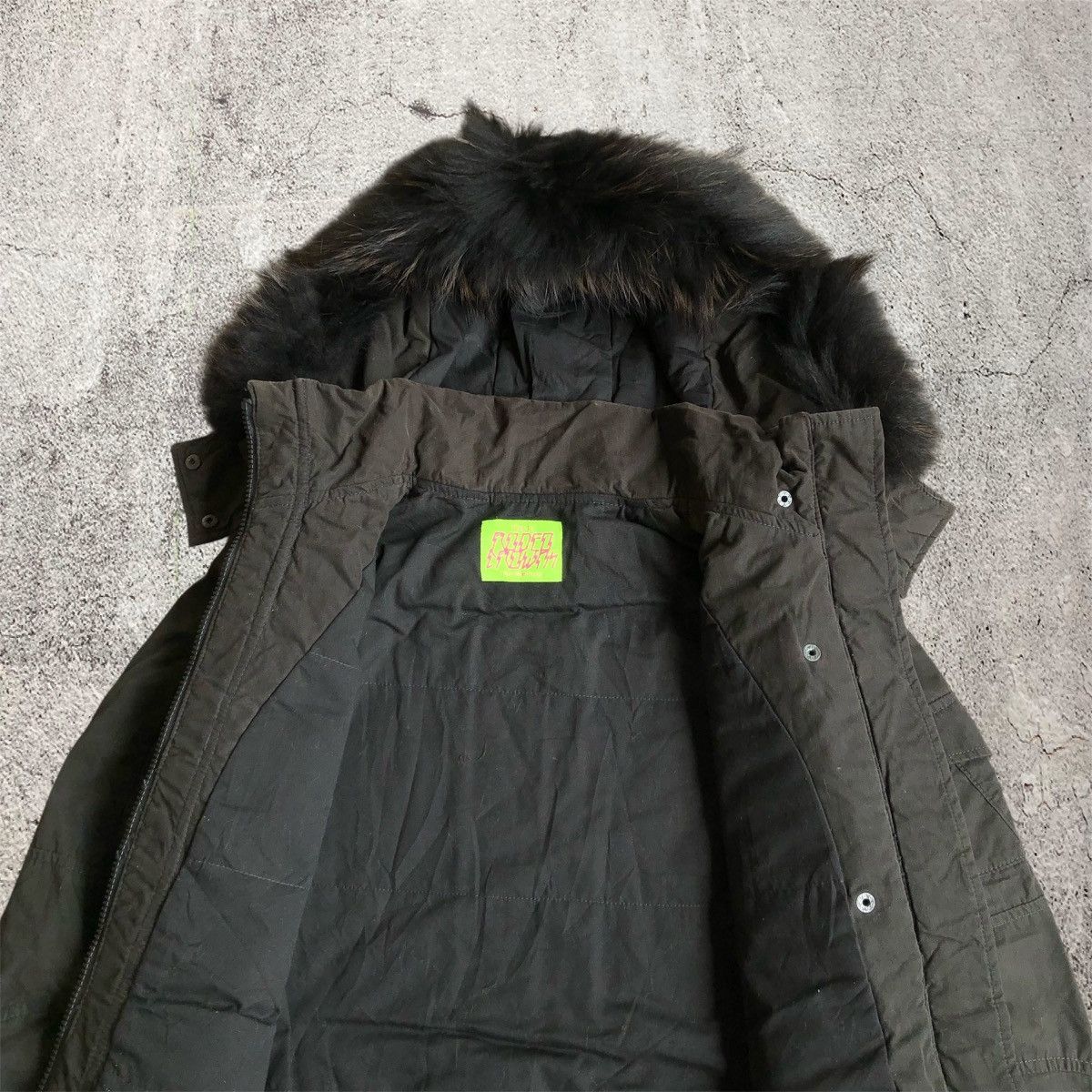 Japanese Brand 2000s Rodeo Crown Goa Apocalypse Style Jacket Fur Ziphoodie Size US M / EU 48-50 / 2 - 14 Thumbnail