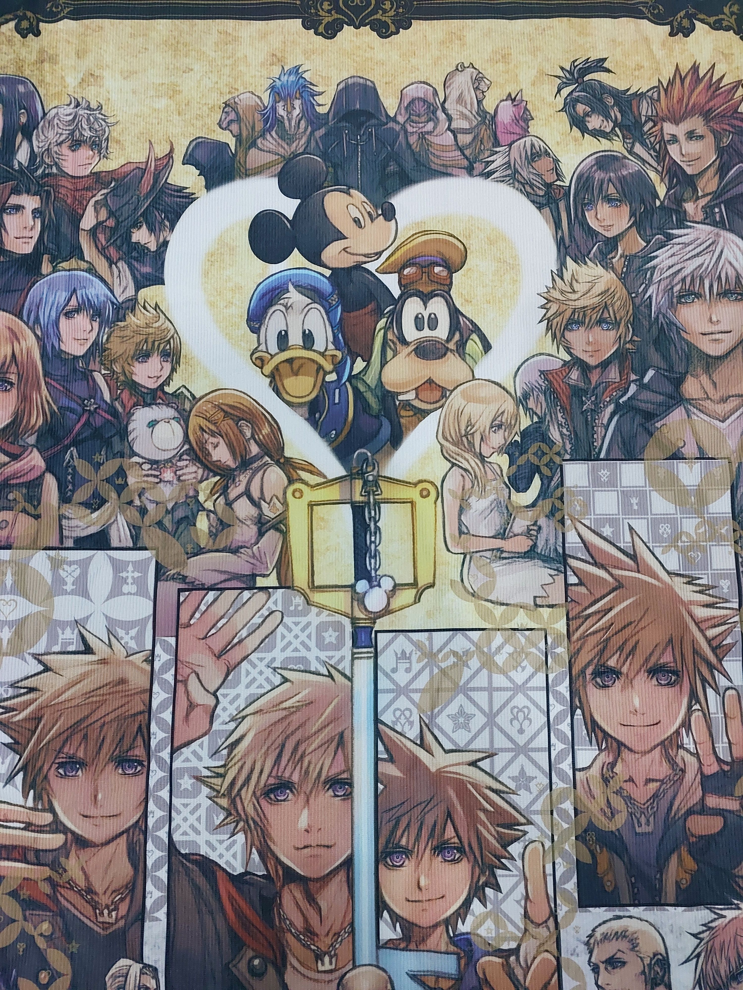 Disney × Playstation × Vintage KINGDOM HEARTS DISPLAY TOWEL Size ONE SIZE - 2 Thumbnail