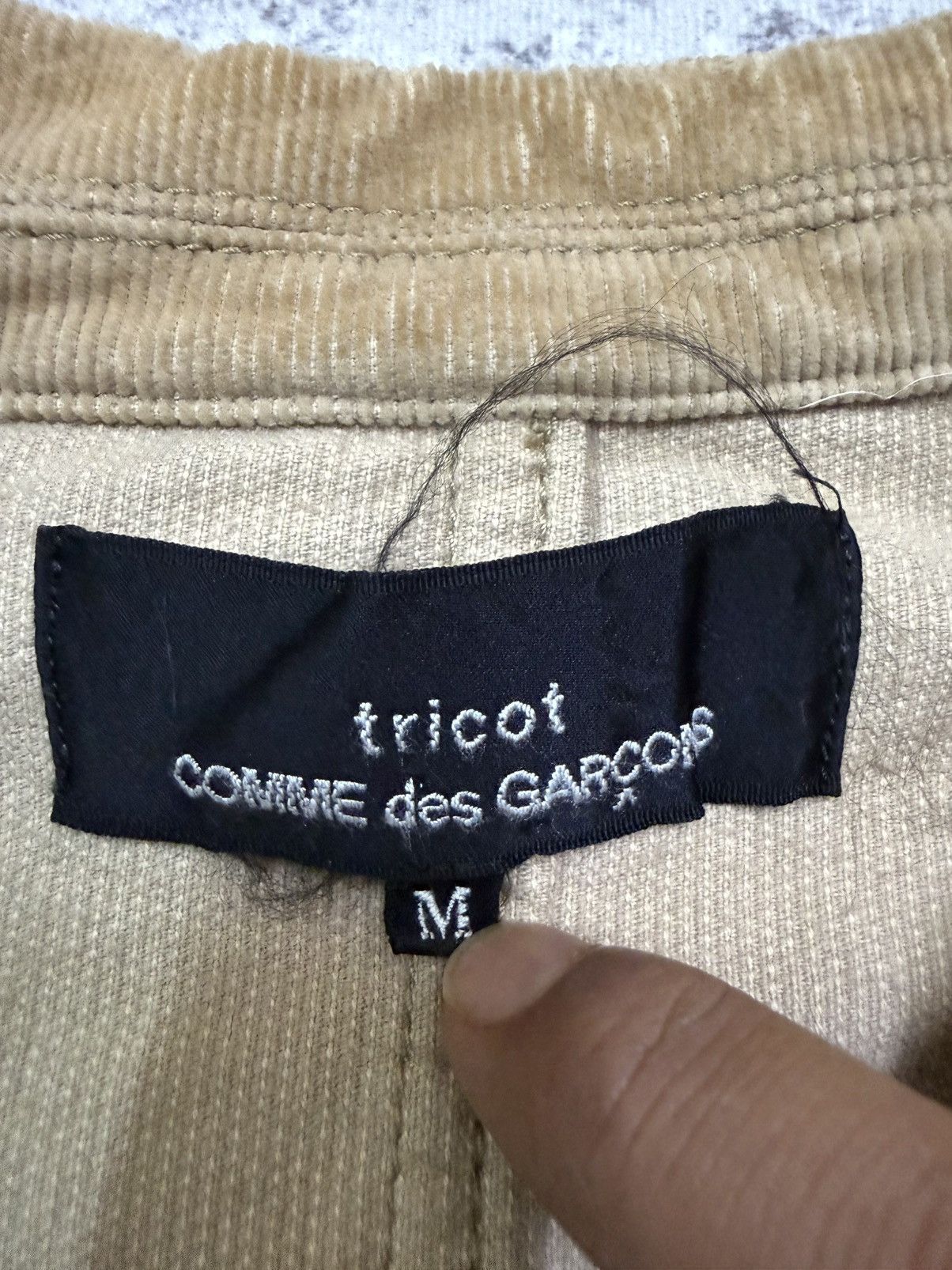 Tricot Comme des Garcons AD2005 tricot COMMES DES GARCONS CODUROY COAT JACKET Size S / US 4 / IT 40 - 7 Thumbnail