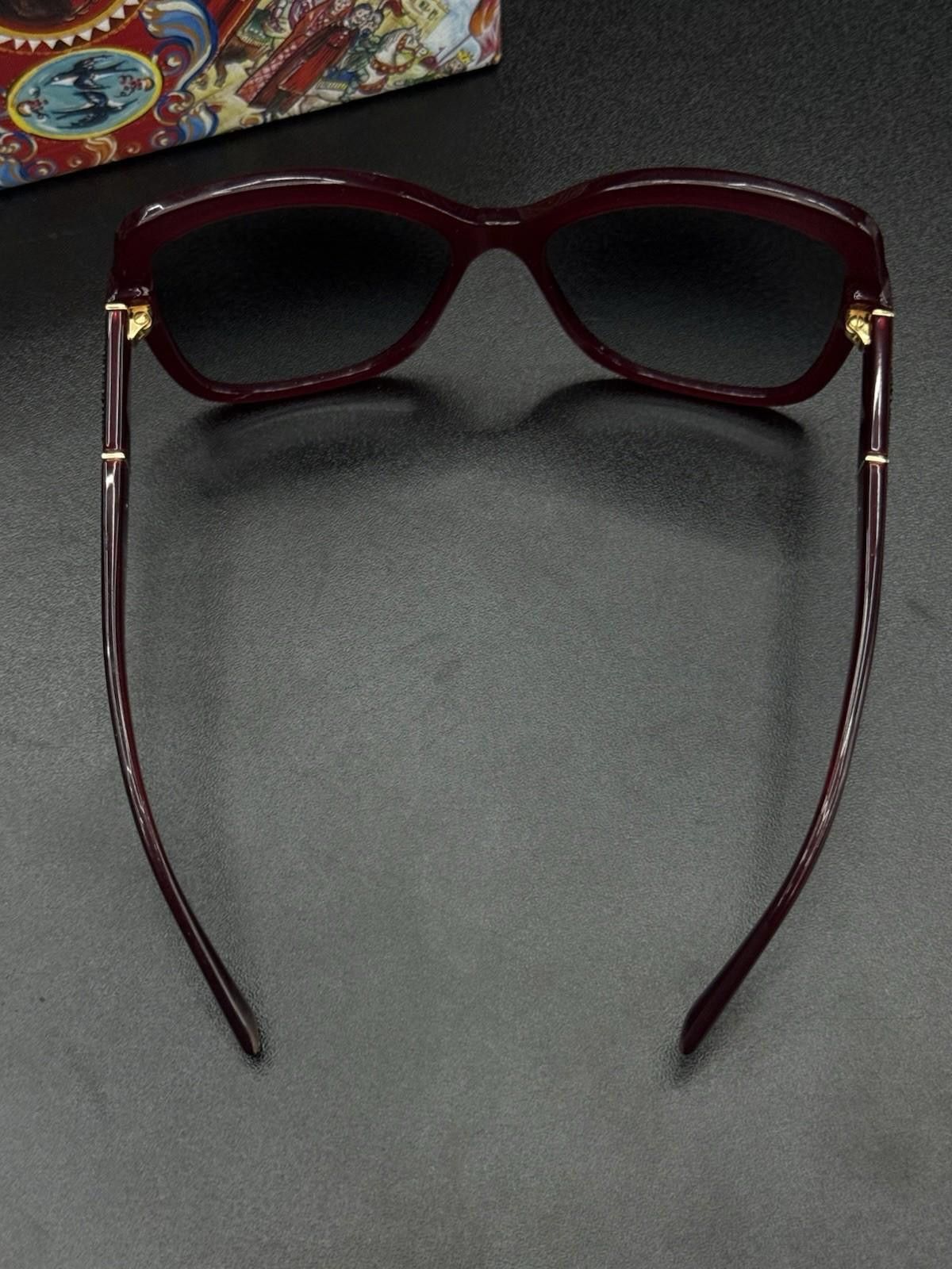 Dolce & Gabbana Dolce Gabbana Sunglasses DG Burgundy with Case Women’s Size ONE SIZE - 6 Thumbnail