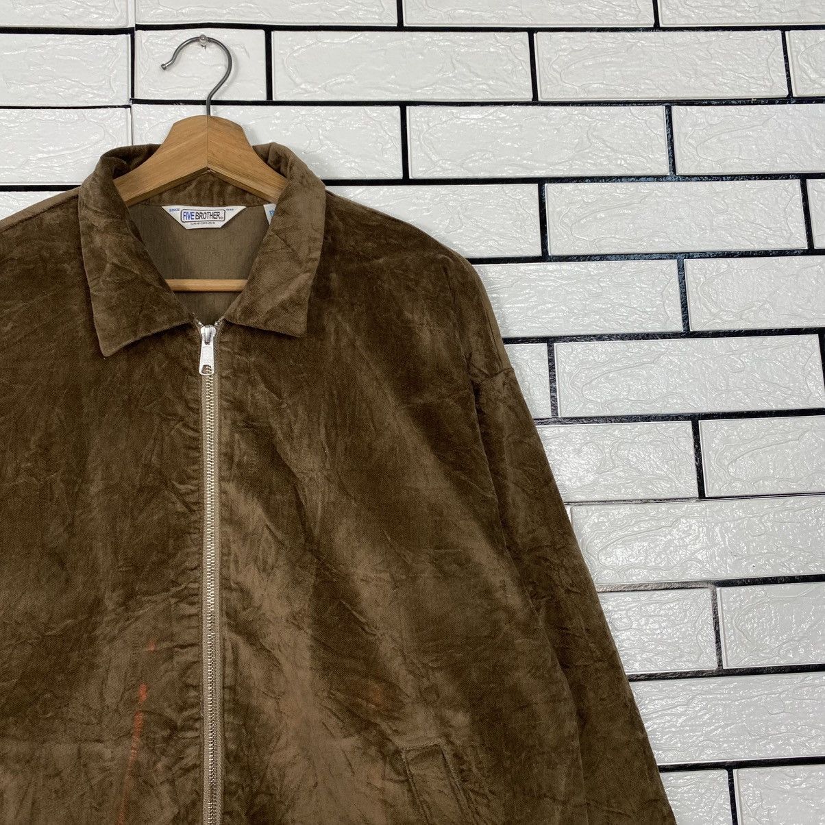 FiveBrother 📌Vintage Bomber Jacket Fivebrother Union Made Size US L / EU 52-54 / 3 - 7 Thumbnail