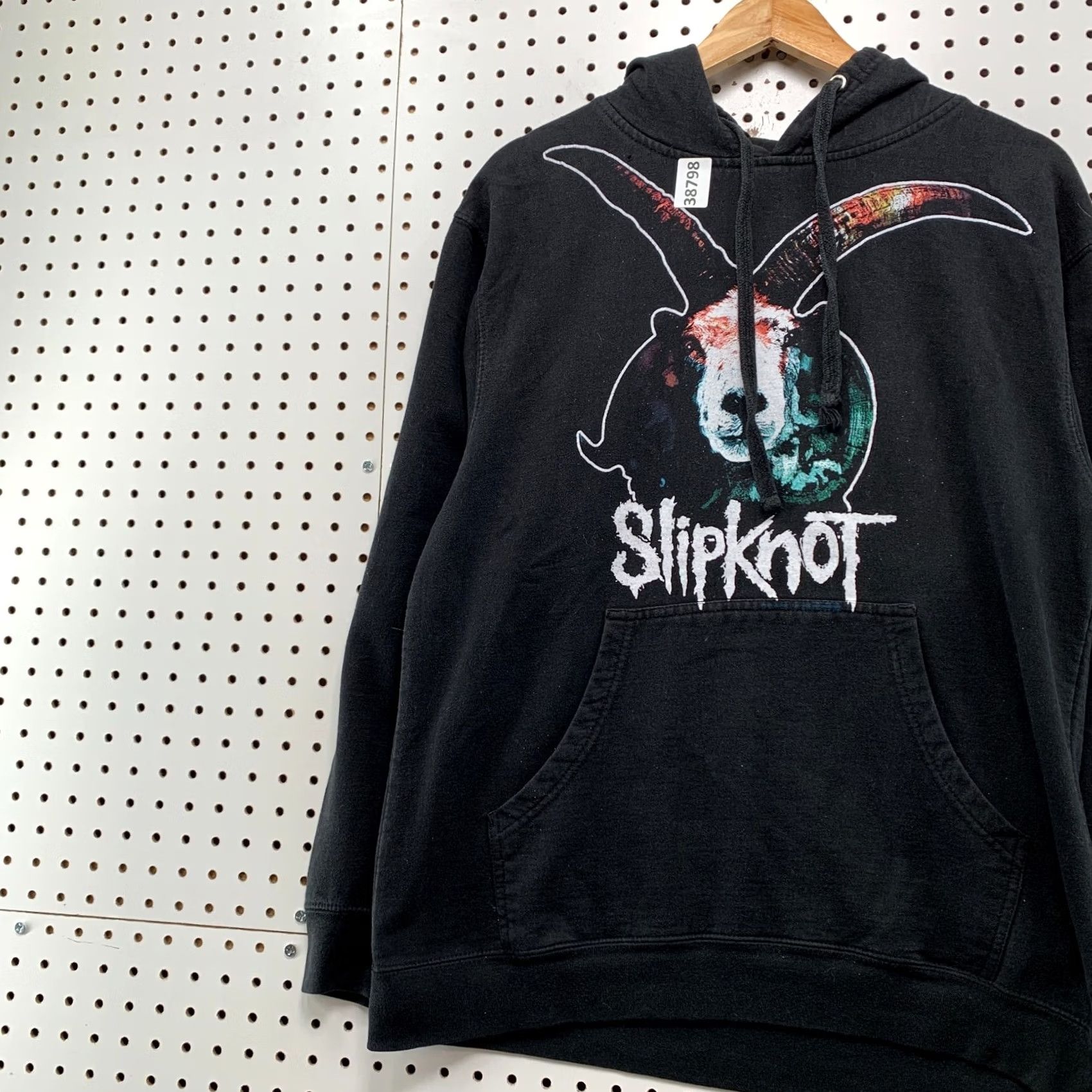 Vintage VINTAGE Y2K Slipknot Hoodie Sweatshirt Black Music Band Medium Mens Size US M / EU 48-50 / 2 - 4 Thumbnail