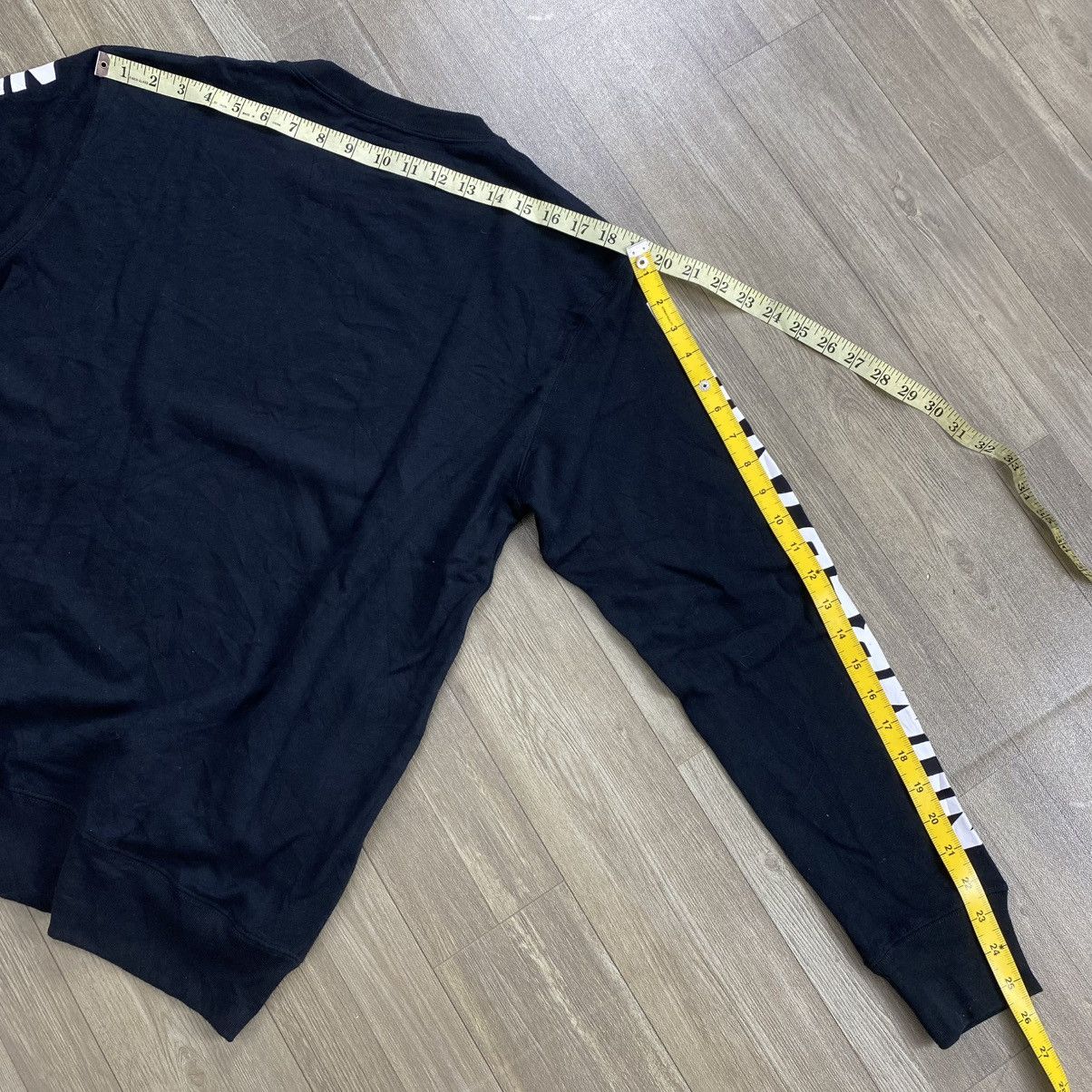 Number (N)ine 2000s Number (N)ine Denim Spell Out Logo Pocket Sweatshirt Size US M / EU 48-50 / 2 - 16 Thumbnail