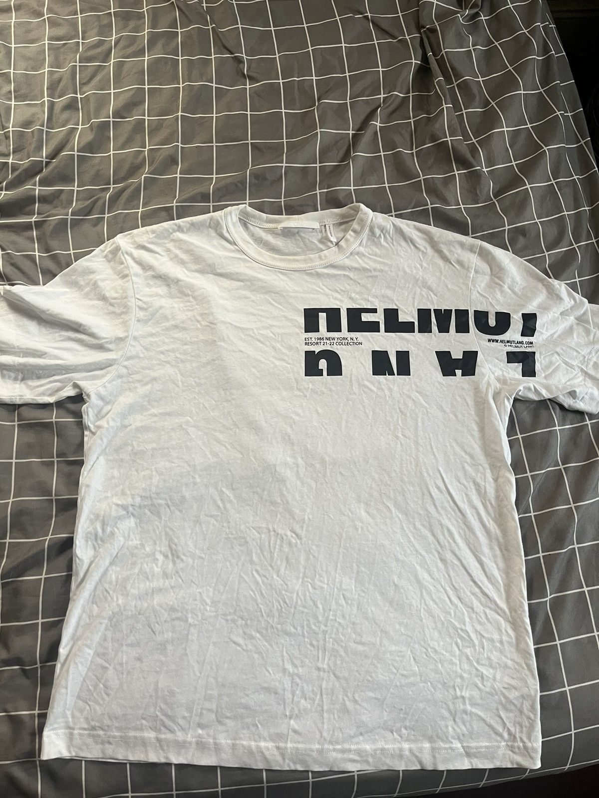 Helmut Lang Helmut Lang White Tee Size US S / EU 44-46 / 1 - 1 Thumbnail