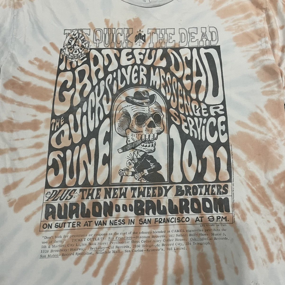 Band Tees 2021 The grateful dead The Quick & the dead Life tye dye Size US XL / EU 56 / 4 - 2 Thumbnail