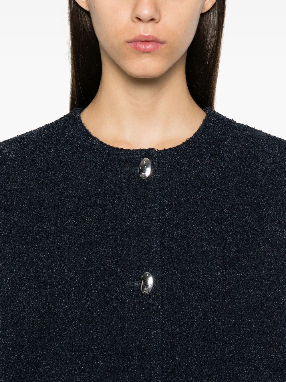 Givenchy o1y0925 Crewneck Jacket in Blue Size L / US 10 / IT 46 - 2 Thumbnail