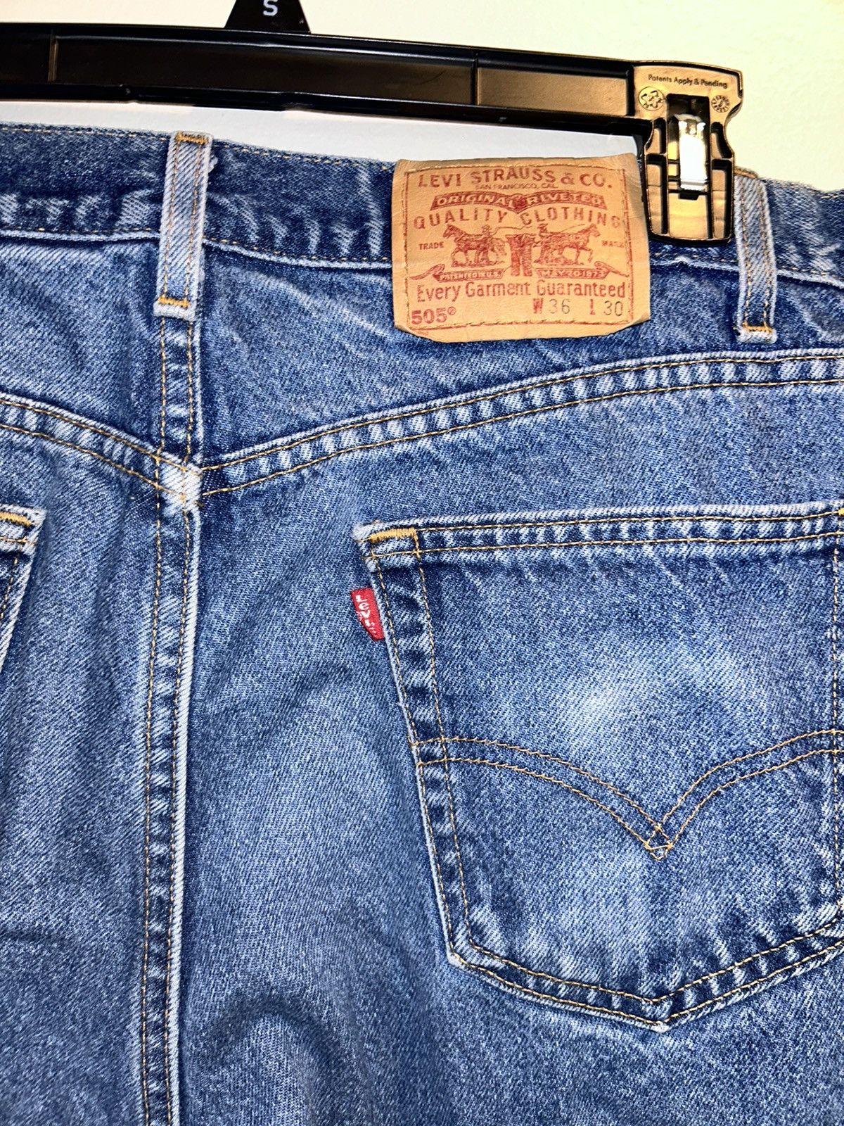Levi's × Vintage Levi's 505 36x30 Size US 36 / EU 52 - 3 Thumbnail