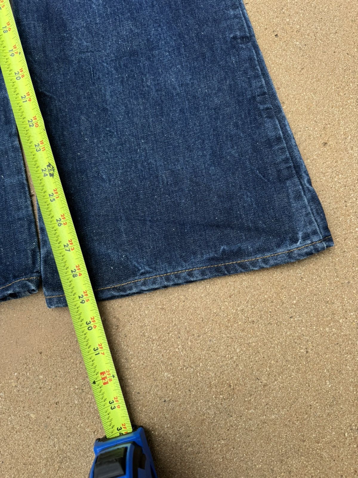 Vintage Vtg 70’s Levi’s 646 Orange Tab Bellbottom Flare Jeans 41x29 Size US 41 - 10 Thumbnail