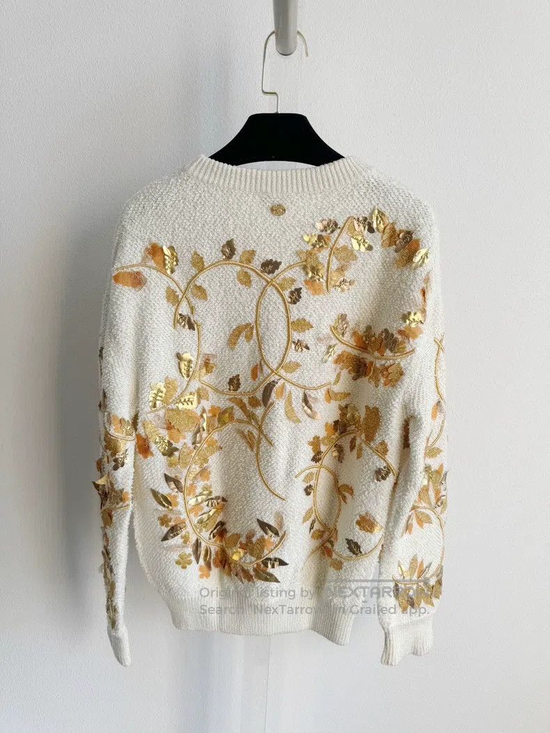 Chanel Chanel 18-year-old Greek series show golden leaf camelia s Size XXS / US 00 / IT 34 - 4 Thumbnail