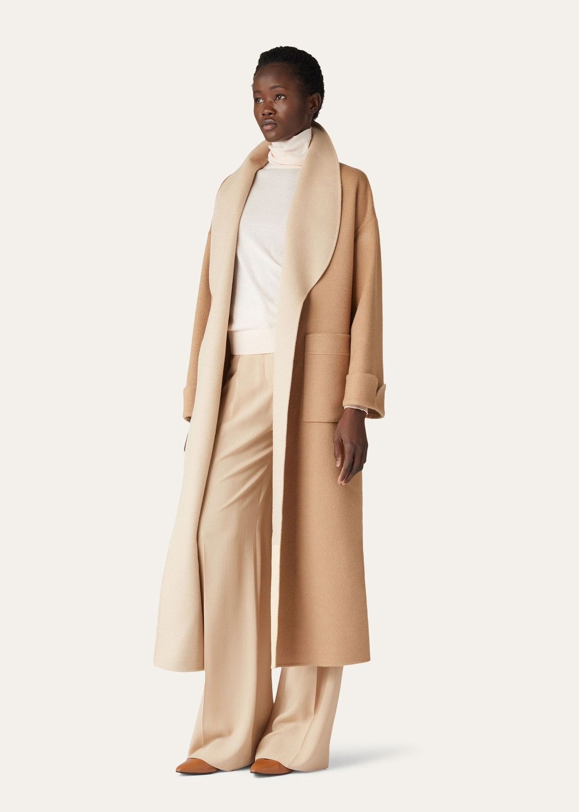 Loro Piana o1srvl11e0824 Neo Piuma Turtleneck Sweater in Light Pink Size XS / US 0-2 / IT 36-38 - 2 Thumbnail