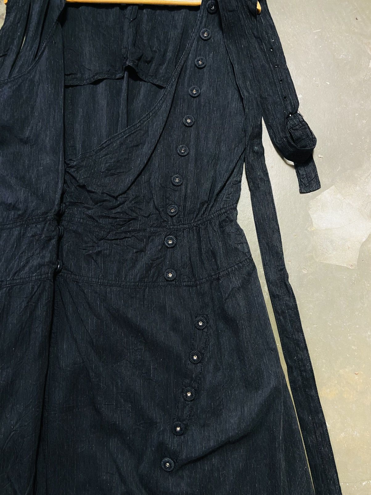 Zucca Zucca by Issey Miyake Drapep Asymmetric Column Dress Size M / US 6-8 / IT 42-44 - 12 Thumbnail