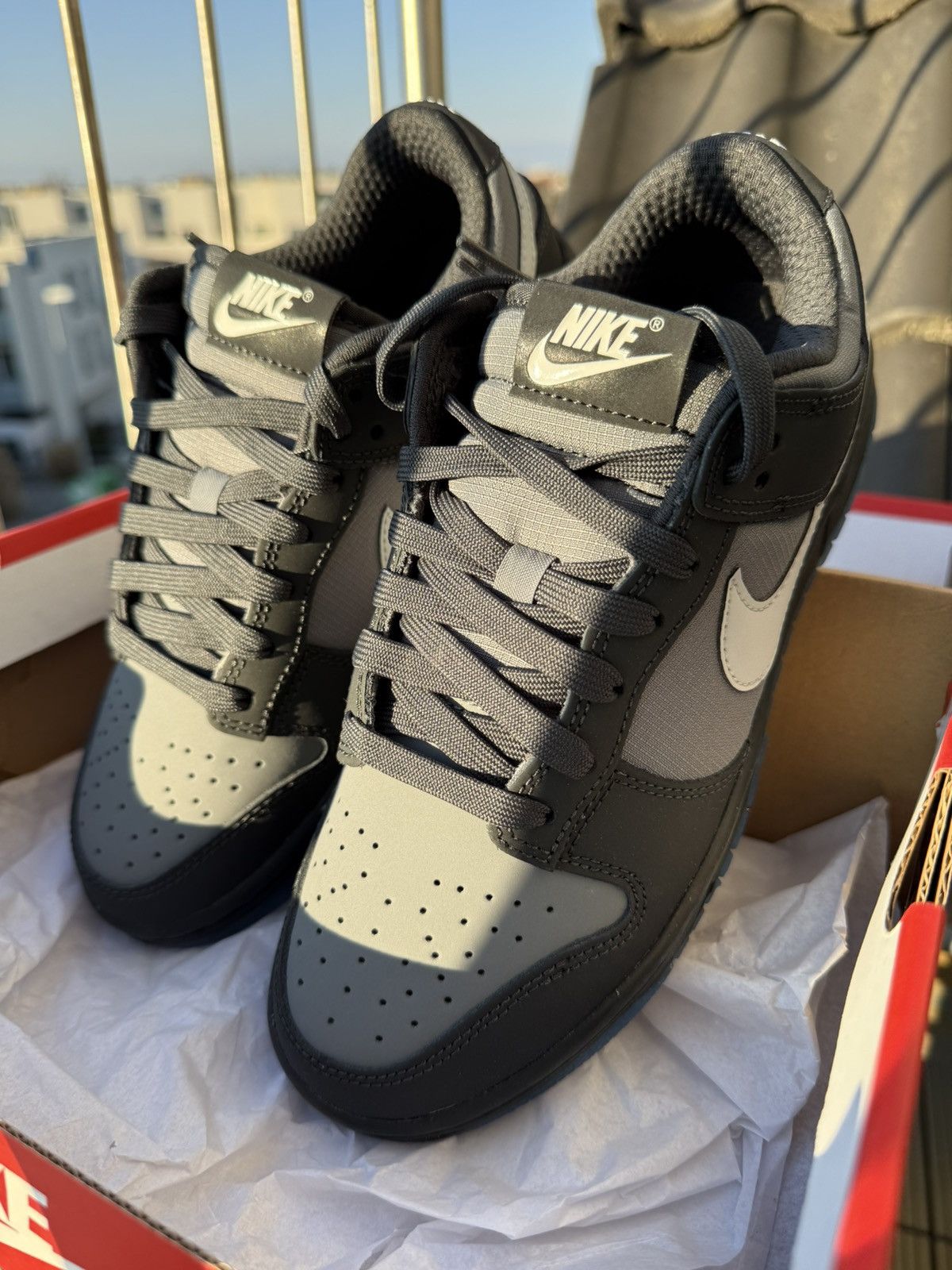 Nike Nike Dunk Low «Anthracite» 38 EU (FV0384-001) Size US 7 / IT 37 - 3 Thumbnail