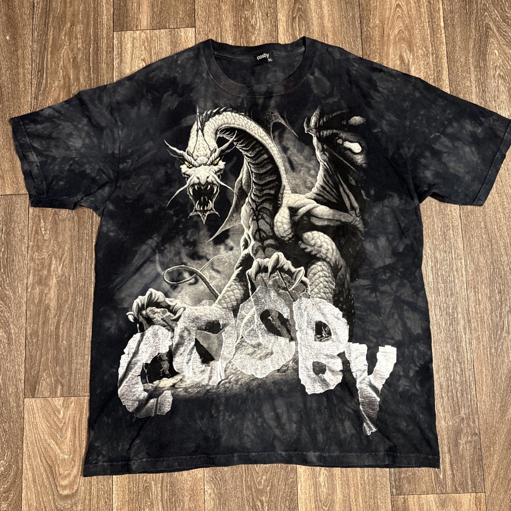 Vintage VINTAGE The Mountain Nature T-Shirt XL Black Men 2XL Cosby Dragon Tie Dye NATURE 90s 2000s Mens Size US XL / EU 56 / 4 - 2 Thumbnail