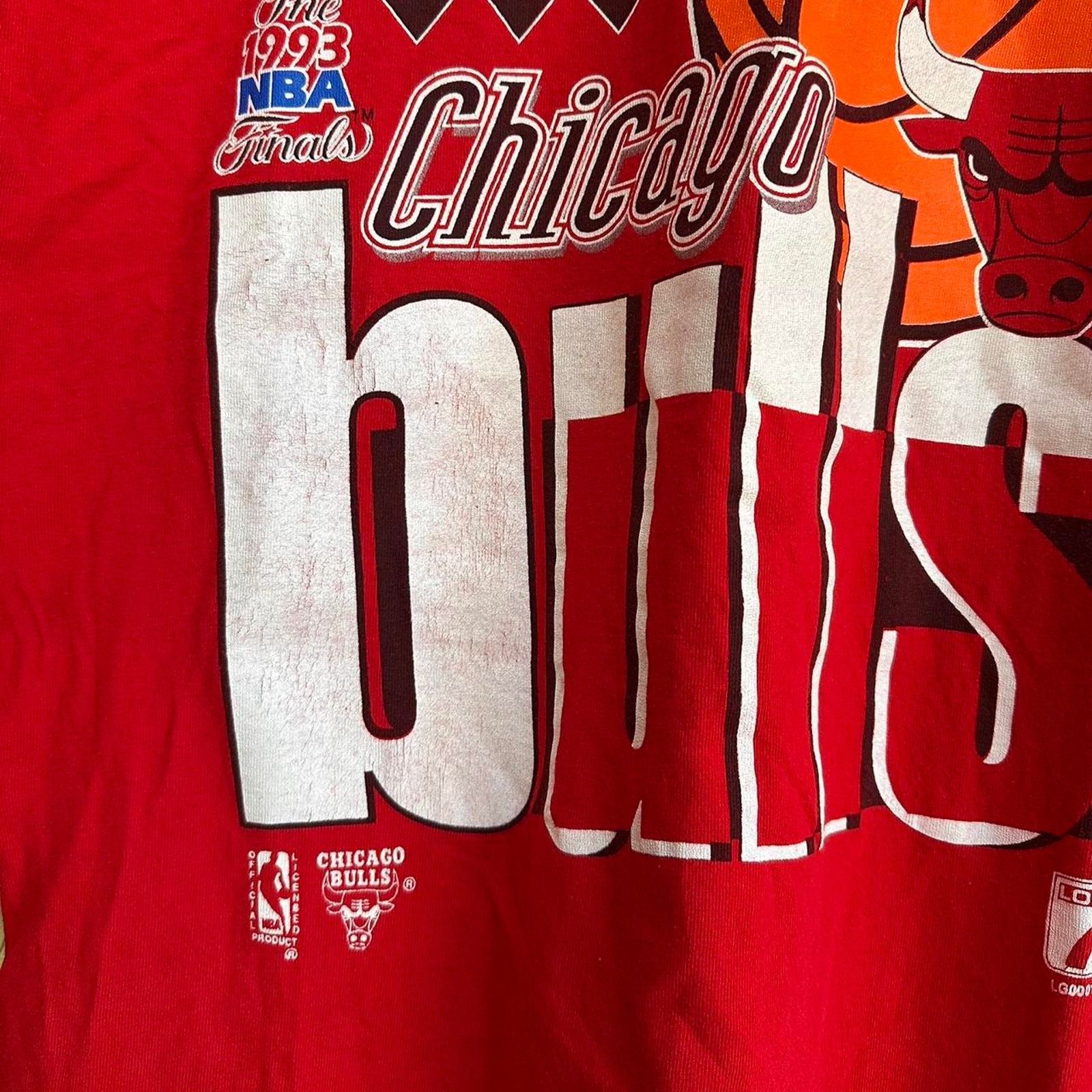 NBA × Vintage Vintage Chicago Bulls 3 Peat Shirt Size US L / EU 52-54 / 3 - 3 Thumbnail