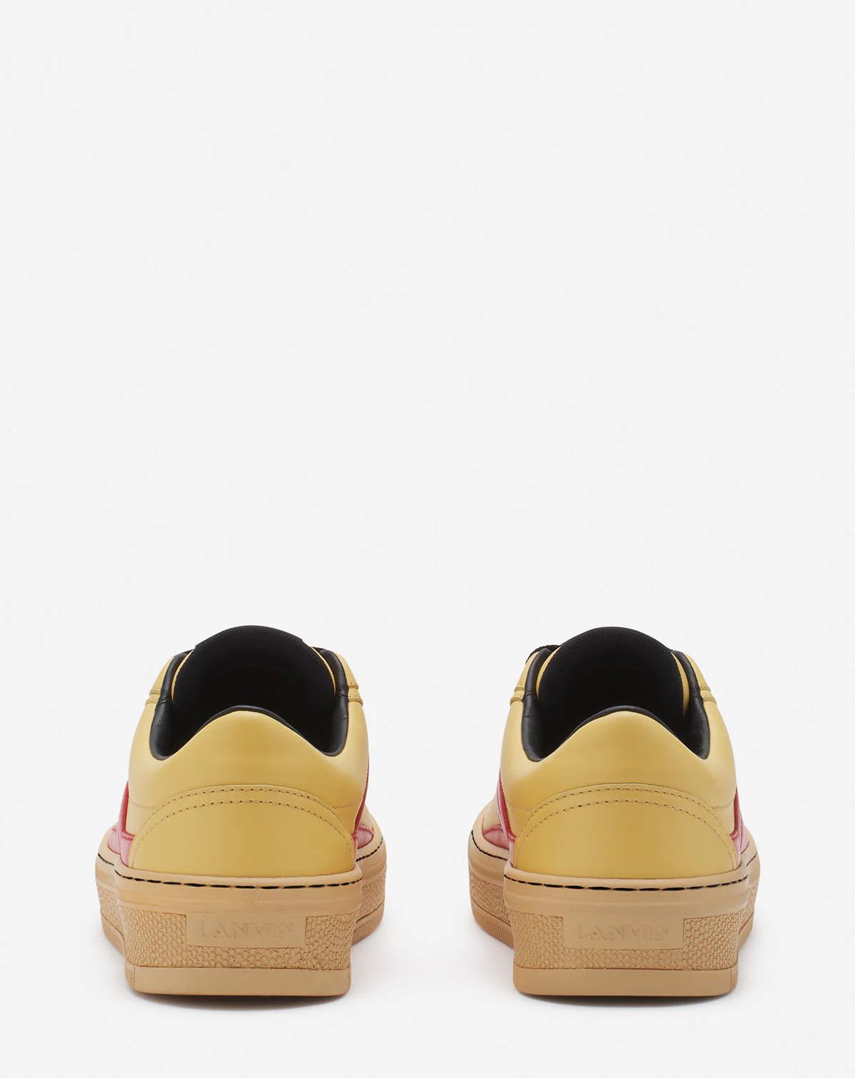 Future × Lanvin os11x1224 Edition Cash Low-Top Sneakers in Bright Yellow/Red Size US 7 / EU 40 - 2 Thumbnail
