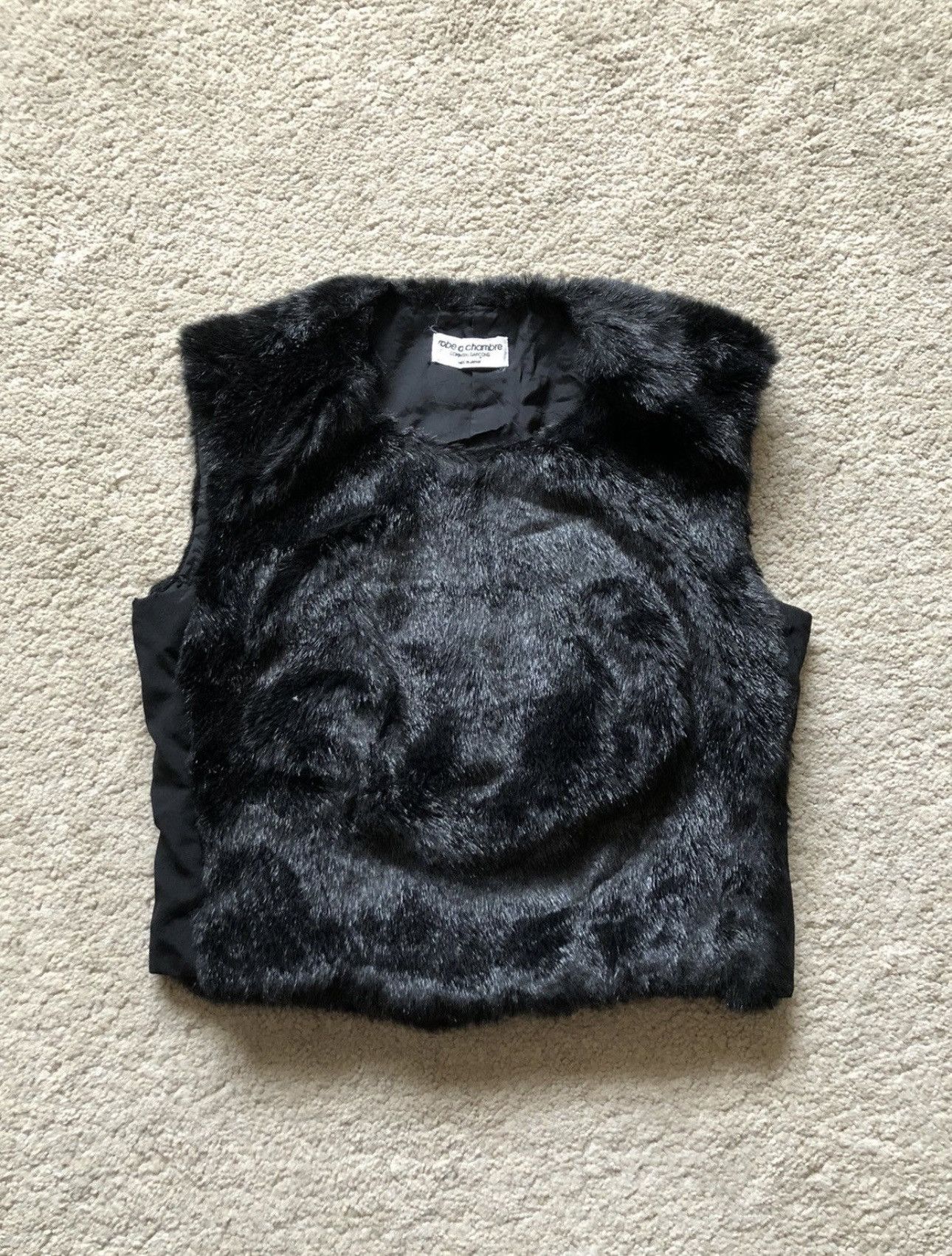 Comme des Garcons × Comme des Garcons Homme Plus × Junya Watanabe 1997 Comme des Garcons Wool Furry Vest Size S / US 4 / IT 40 - 1 Thumbnail