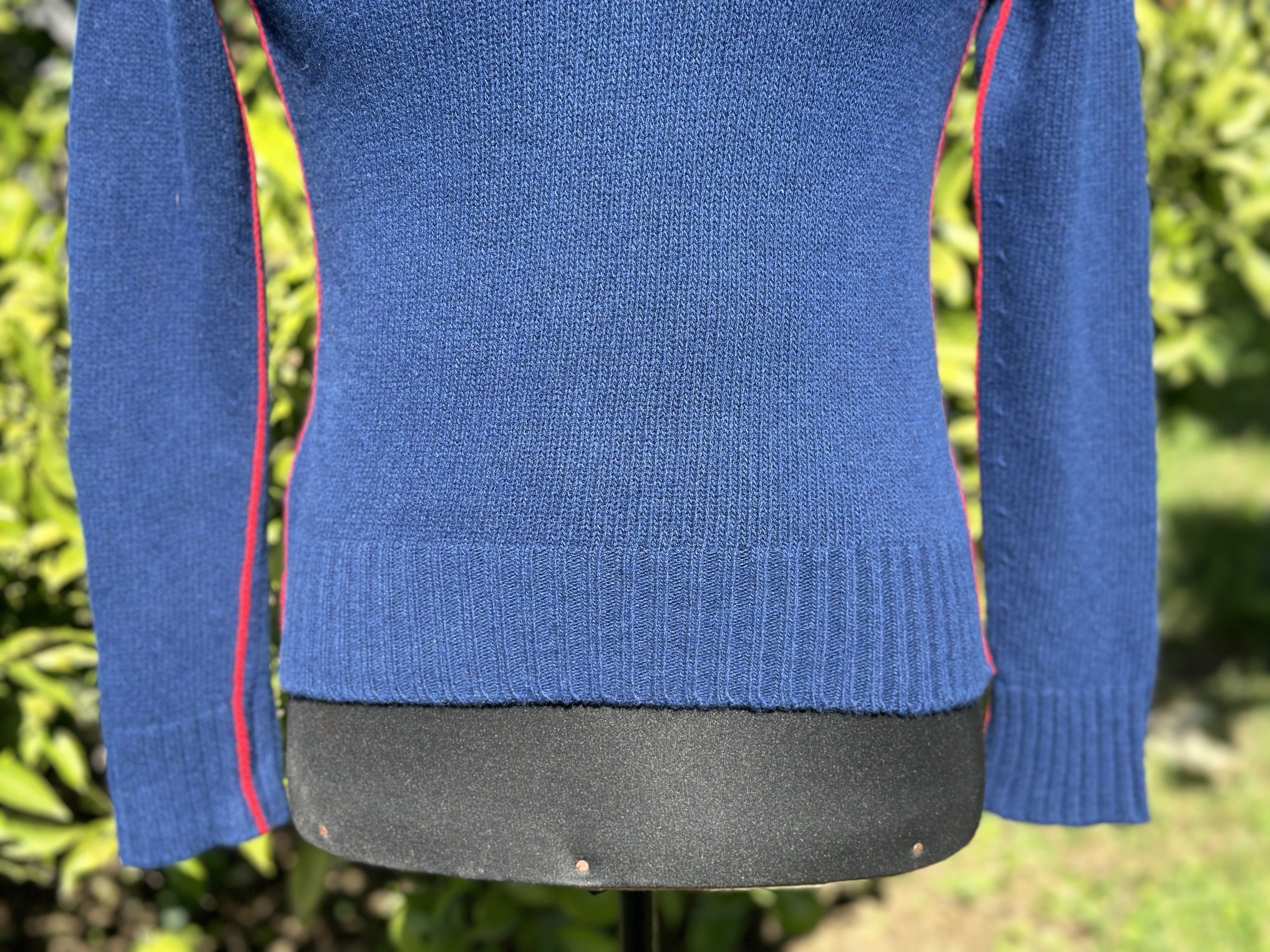 Prada Milano Cashmere Turtleneck Red Piping Size 40 IT Xs S Size S / US 4 / IT 40 - 9 Thumbnail