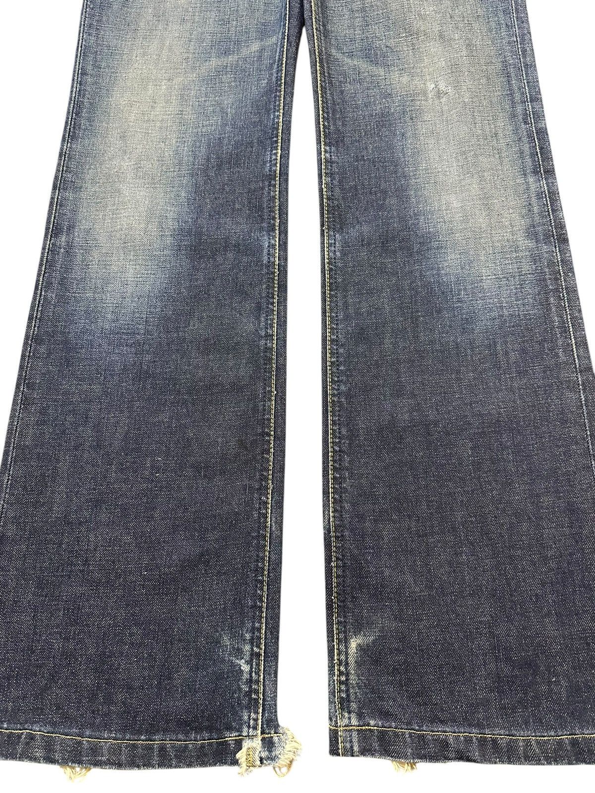 Lee Vintage Lee Riders Blue Faded Wash Style Wide Leg Jeans Size US 28 / EU 44 - 7 Thumbnail