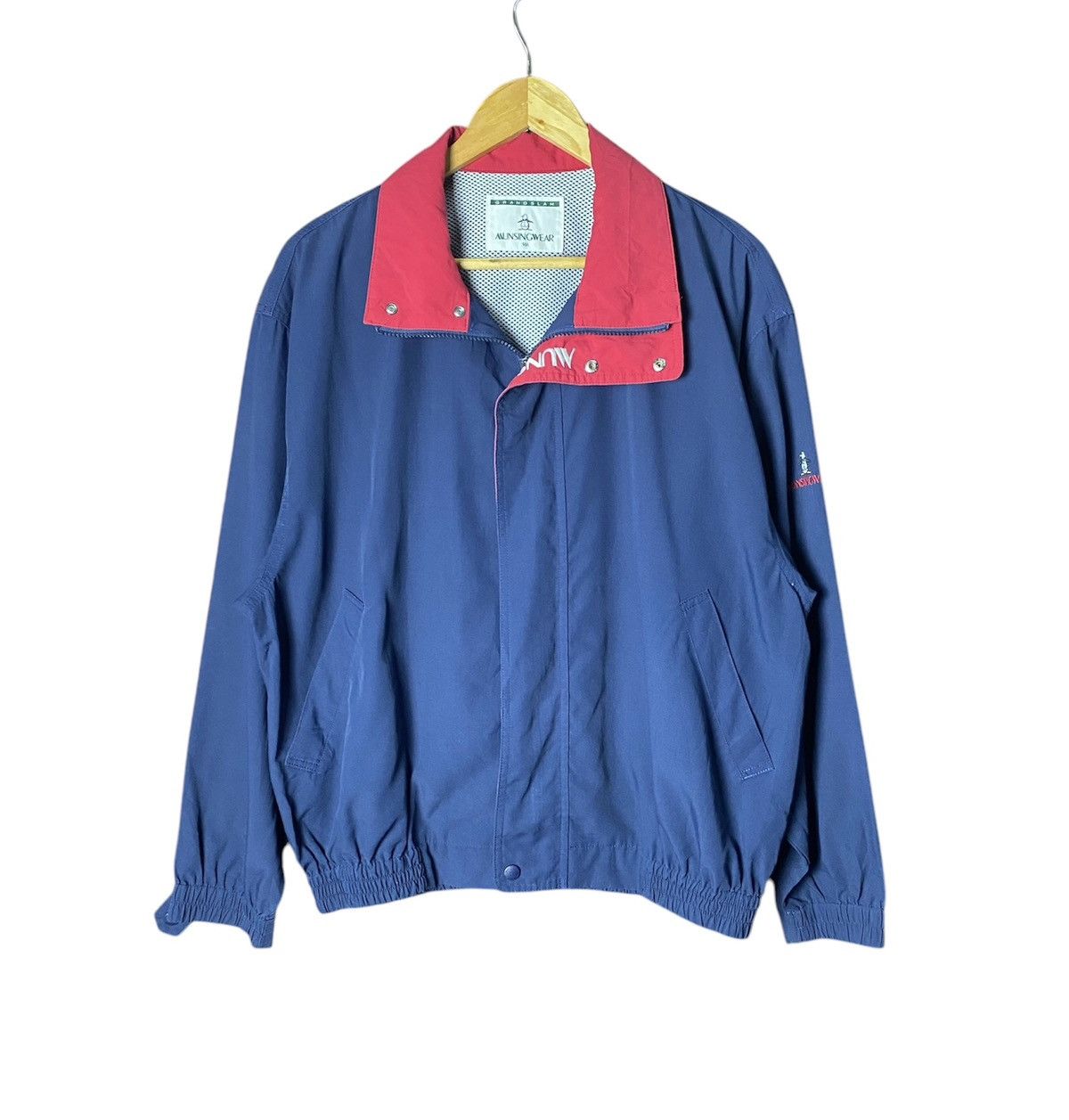 Grand Slam × Japanese Brand × Vintage Vintage Grand Slam Nylon Zipper Jacket Size US M / EU 48-50 / 2 - 1 Thumbnail