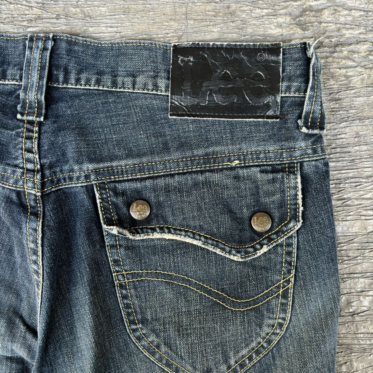 If Six Was Nine × Le Grande Bleu (L.G.B.) Vintage 90's LEE flare bootcut jeans Size US 32 / EU 48 - 7 Thumbnail