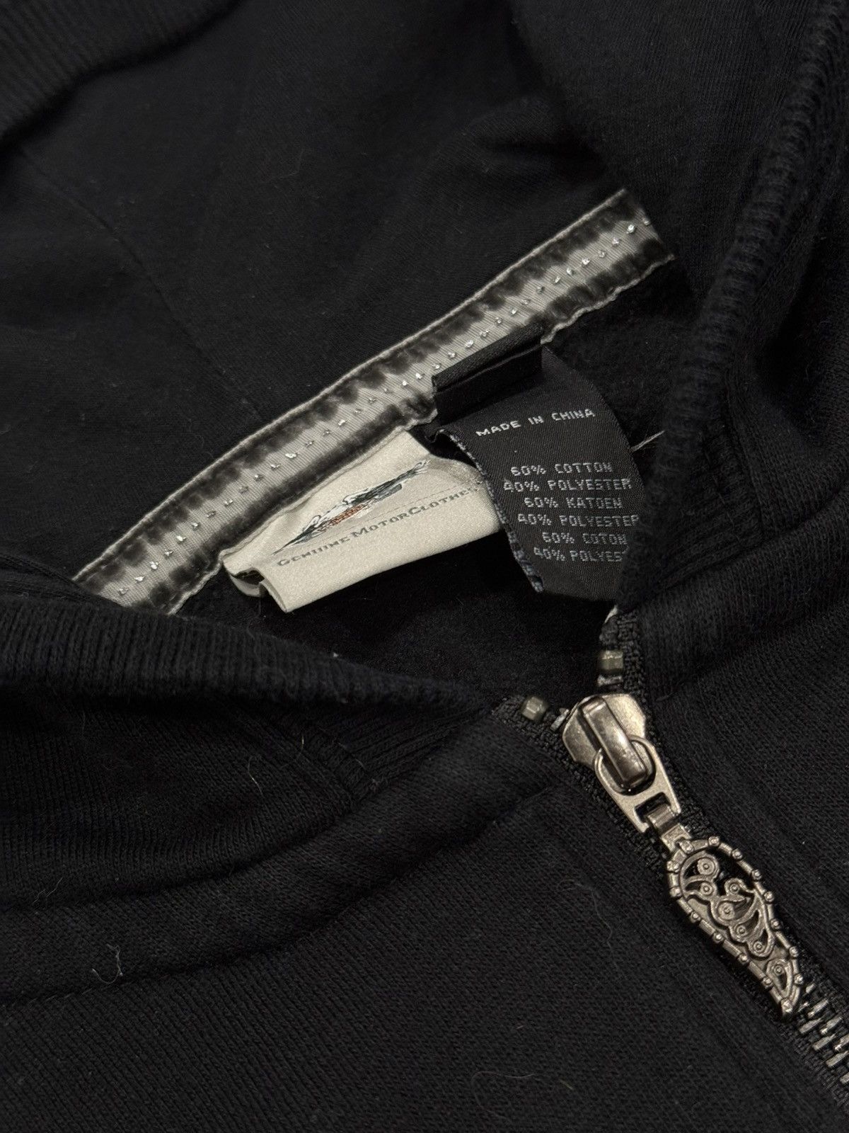 Harley Davidson Vintage 2012 Harley-Davidson Women’s Rhinestone Zip Hoodie Size L / US 10 / IT 46 - 4 Thumbnail