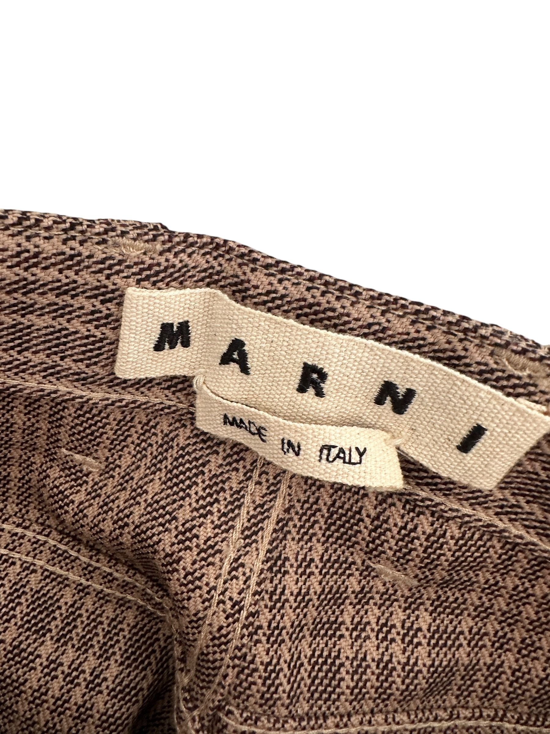 Marni Marni Wool Check Trousers Size US 30 / EU 46 - 4 Thumbnail