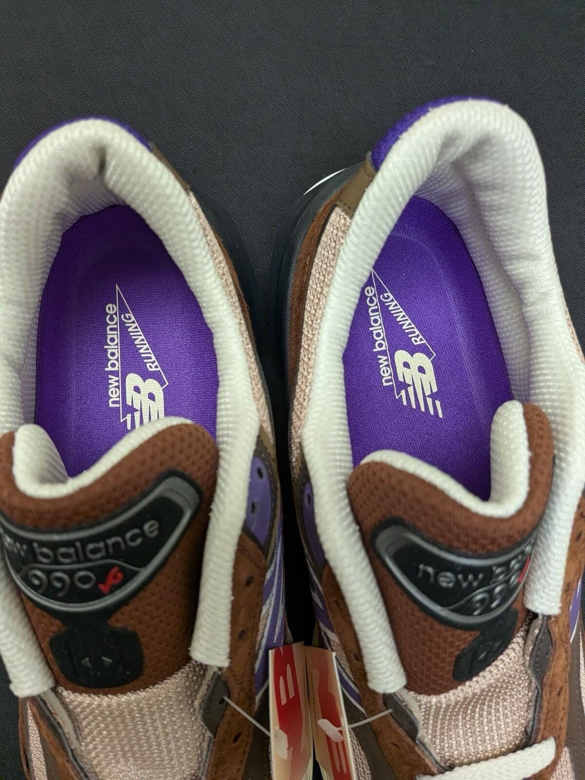 New Balance New Balance 990v6 Rich Oak Brown Purple Beige U9900P6 Size US 10.5 / EU 43-44 - 3 Thumbnail