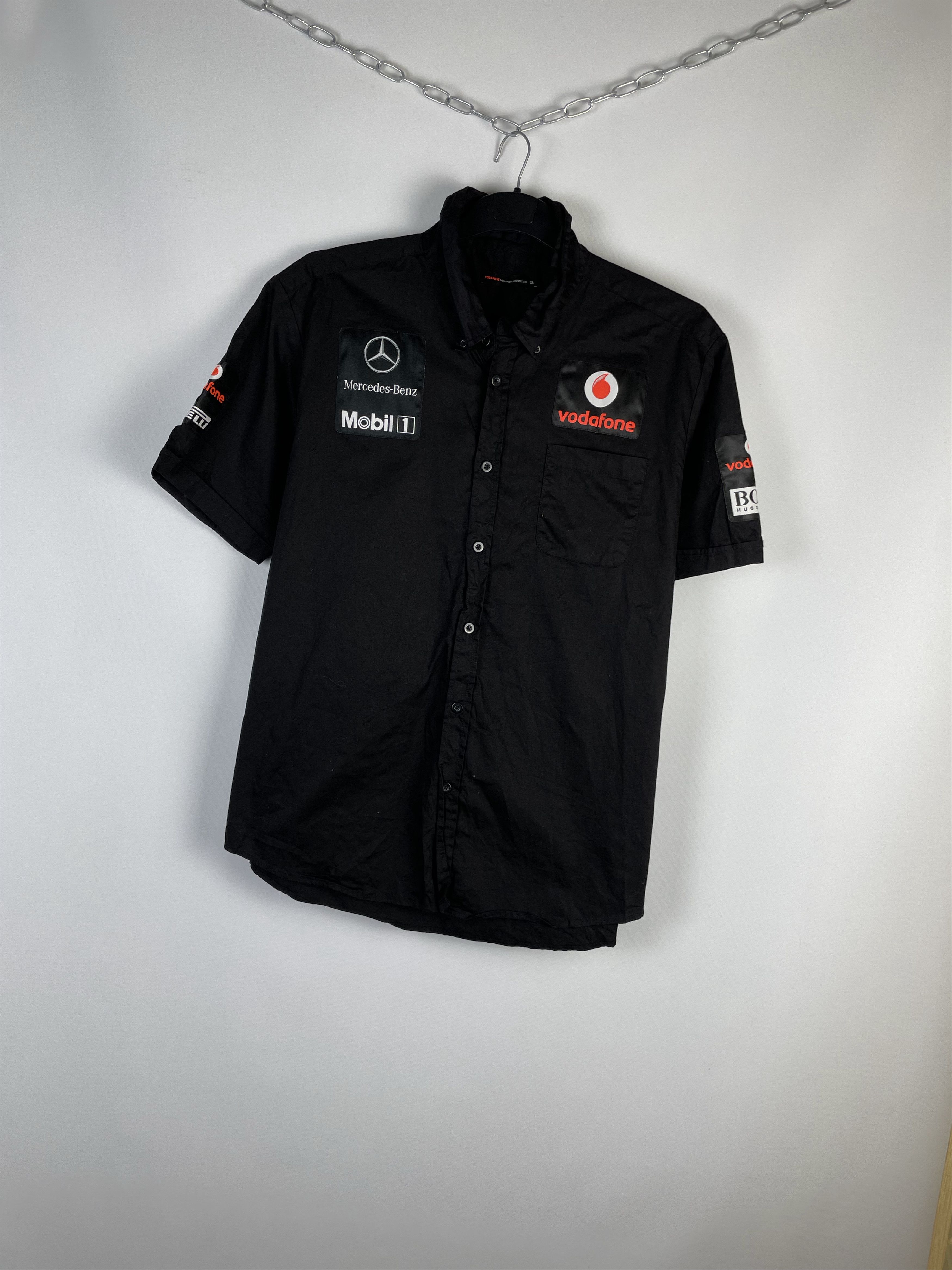 Mercedes-Benz × Vintage MERCEDES Benz McLaren Vodafone Racing Sports HugoBoss Shirt Size US XL / EU 56 / 4 - 2 Thumbnail