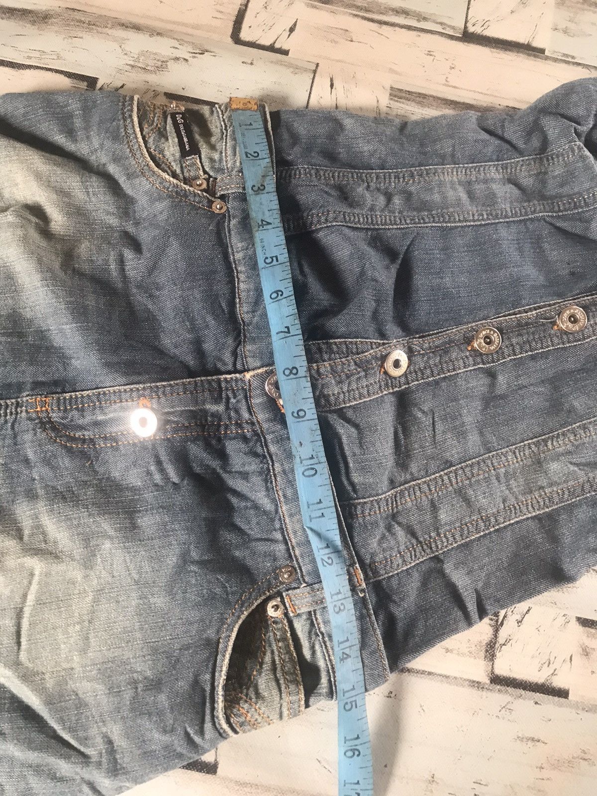 Dolce & Gabbana DOLCE&GABBANA DENIM DRESS Size XXS / US 00 / IT 34 - 10 Thumbnail