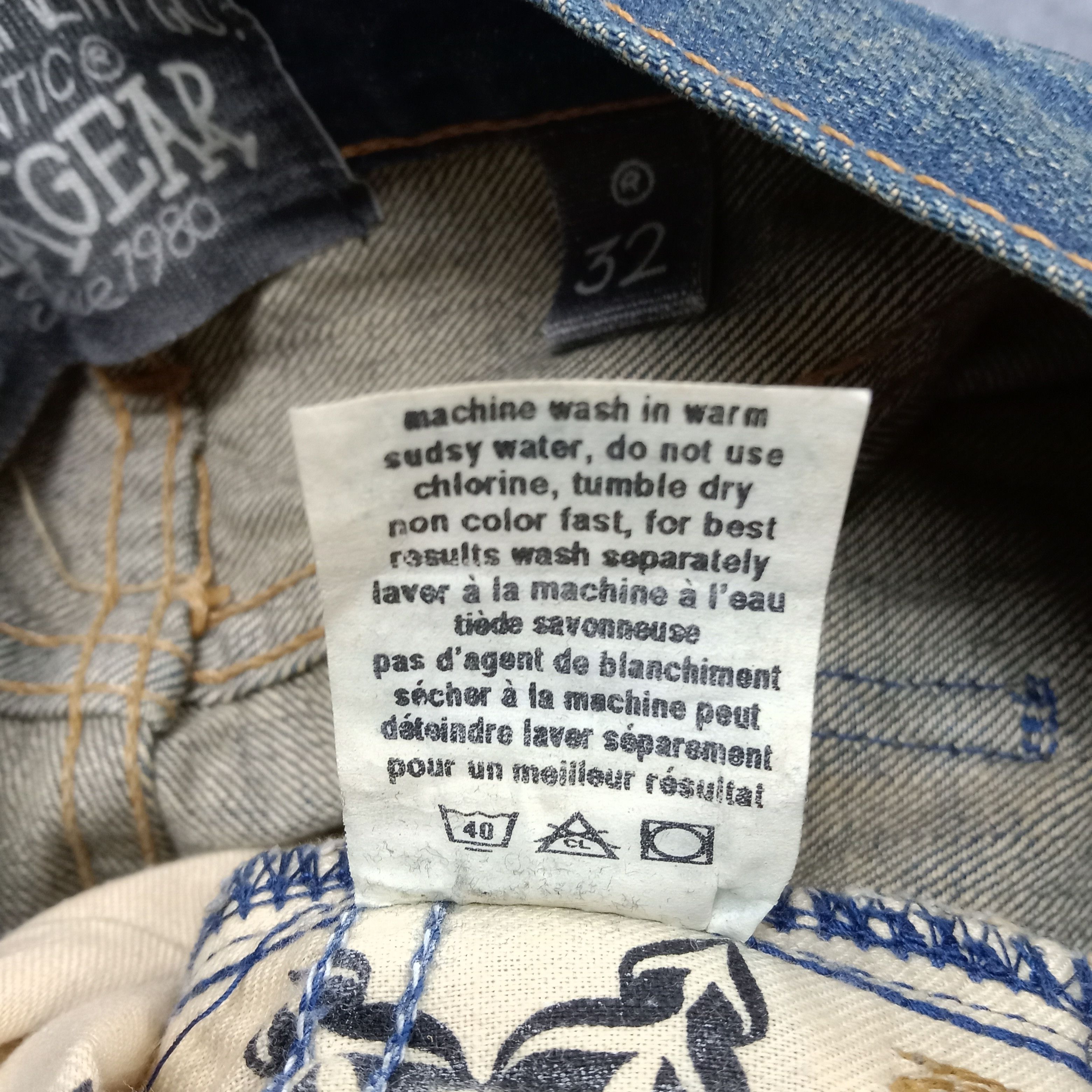 Stussy Stussy American Streetwear Style Baggy Denim Jeans C235N16 Size US 32 / EU 48 - 14 Thumbnail