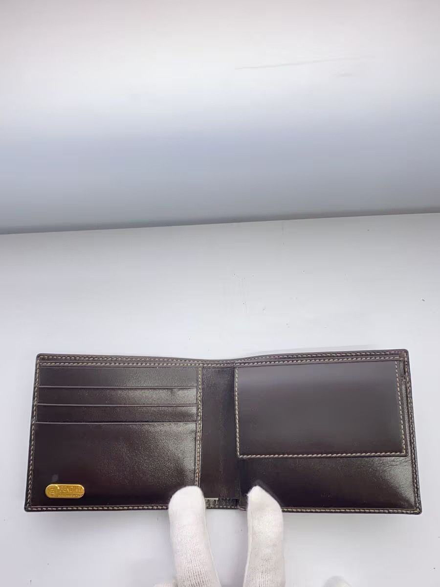 Fendi Fendi Leather Bi-Fold Wallet Brown Size ONE SIZE - 4 Thumbnail