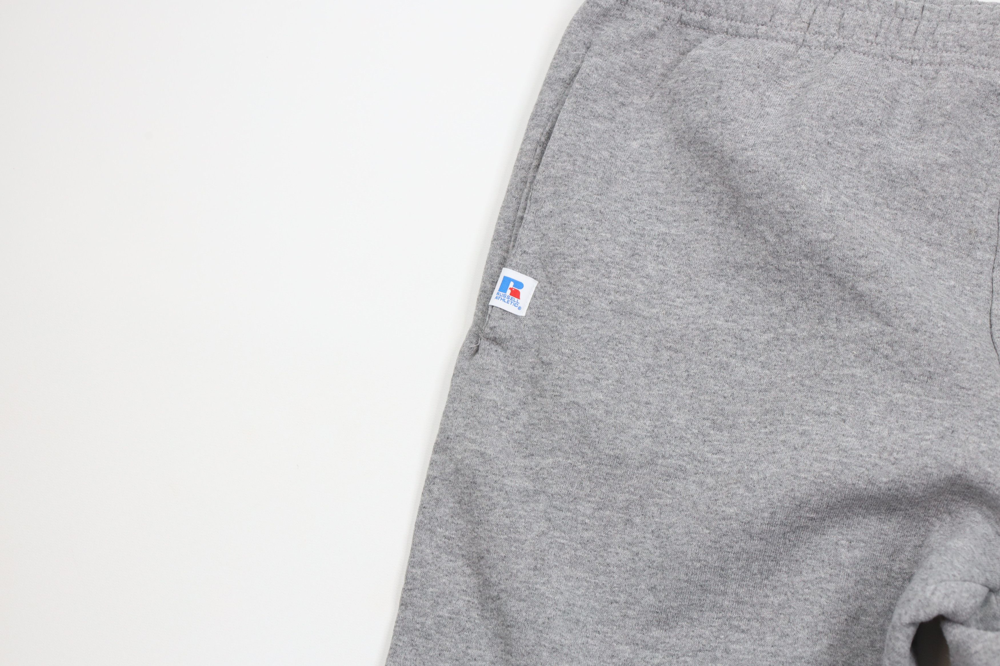 Russell Athletic × Vintage Vintage 90s Russell Athletic Blank Sweatpants Joggers Gray Size US 36 / EU 52 - 3 Thumbnail