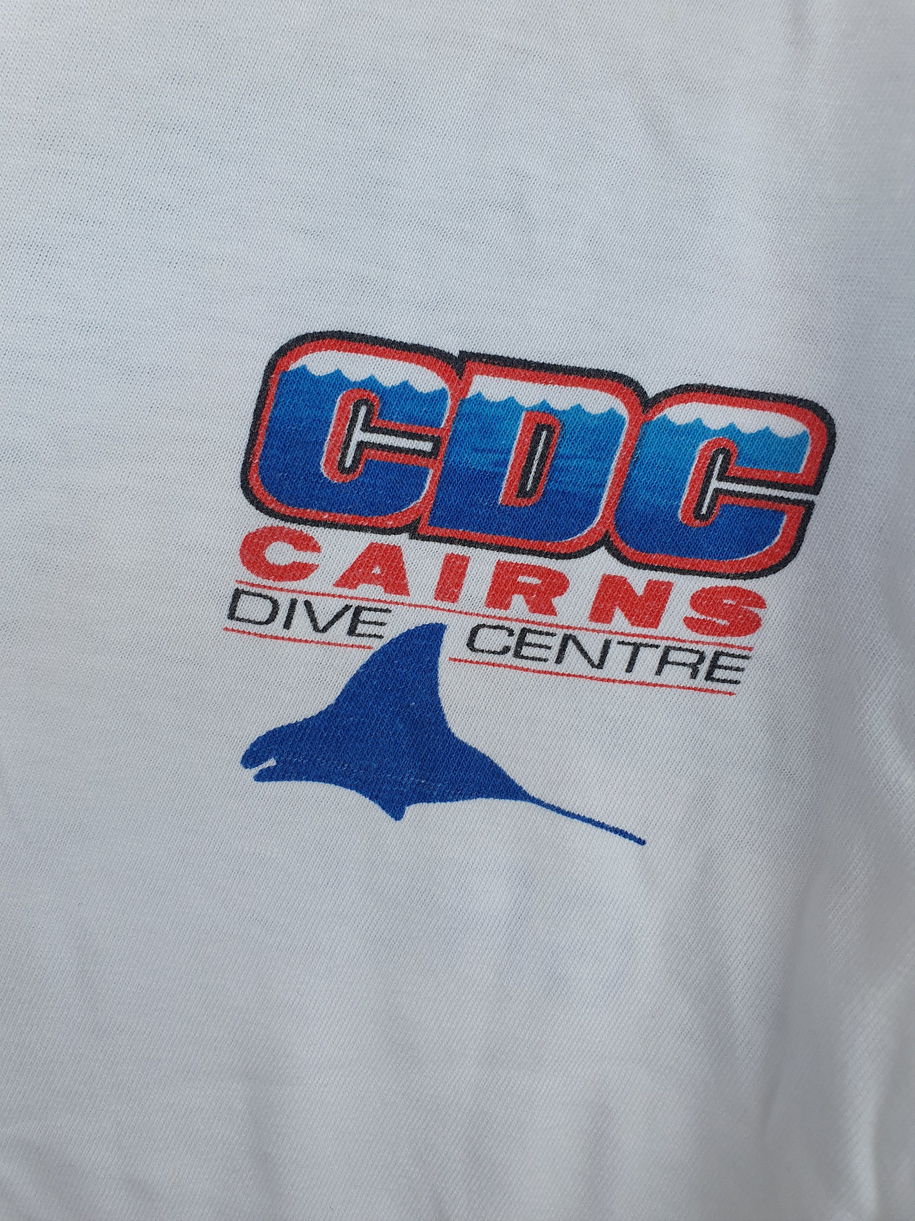 Vintage Great Barrier Reef Australia Vtg dive single stitch tee sz L Size US L / EU 52-54 / 3 - 4 Thumbnail