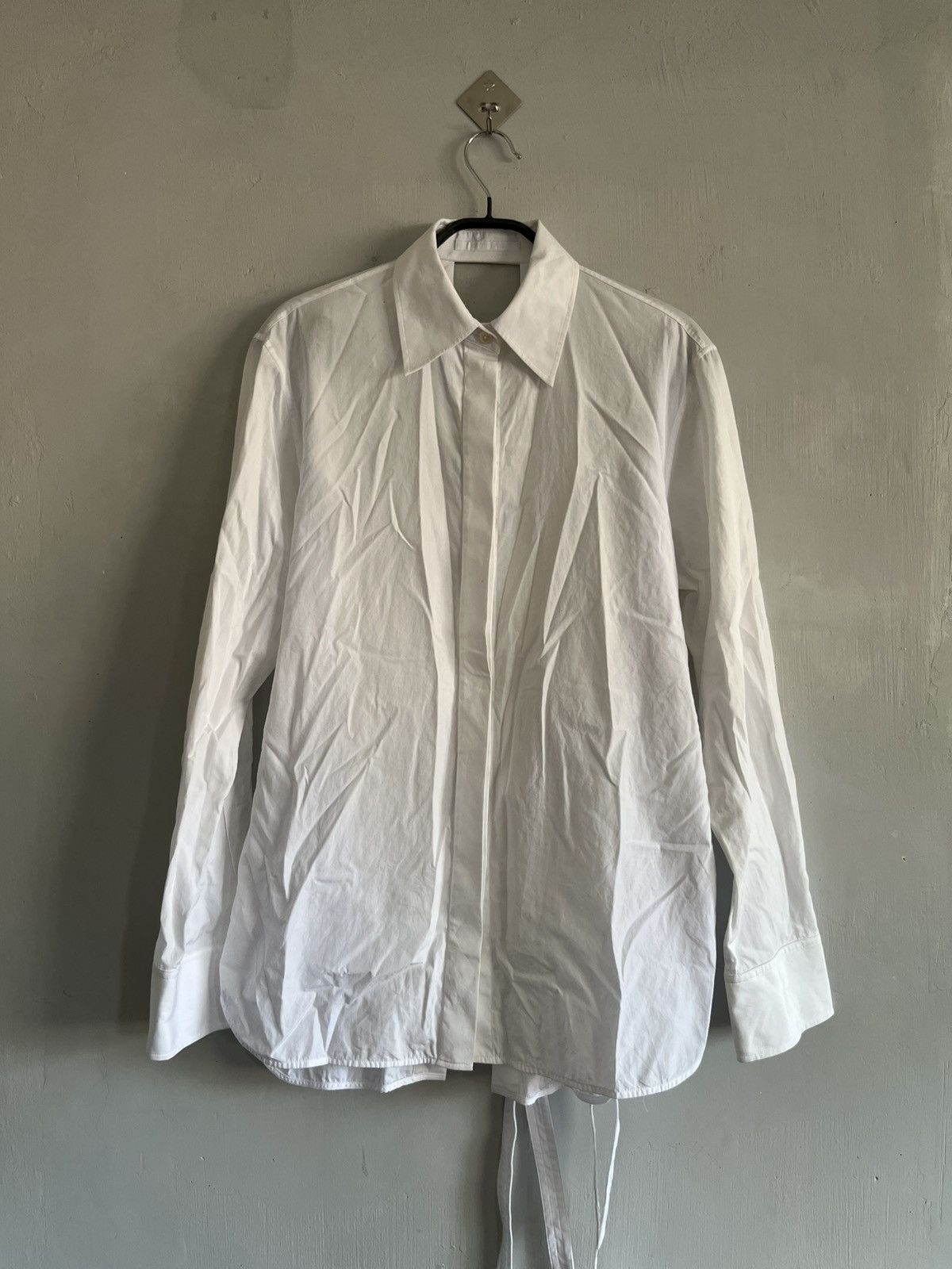 Helmut Lang Helmut Lang Backless Bondage Button Up Shirt Size S / US 4 / IT 40 - 1 Thumbnail