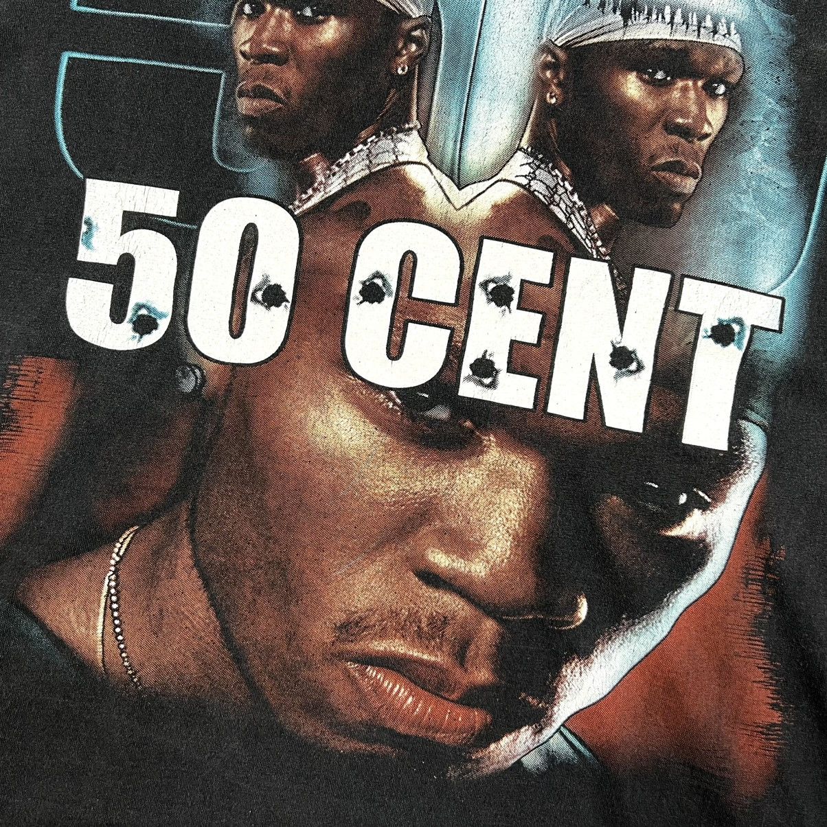 50 Cent × Rap Tees × Vintage Vintage 50 Cent Reverse logo Rap Hip Hop T Shirt Size S/M Size US M / EU 48-50 / 2 - 10 Thumbnail