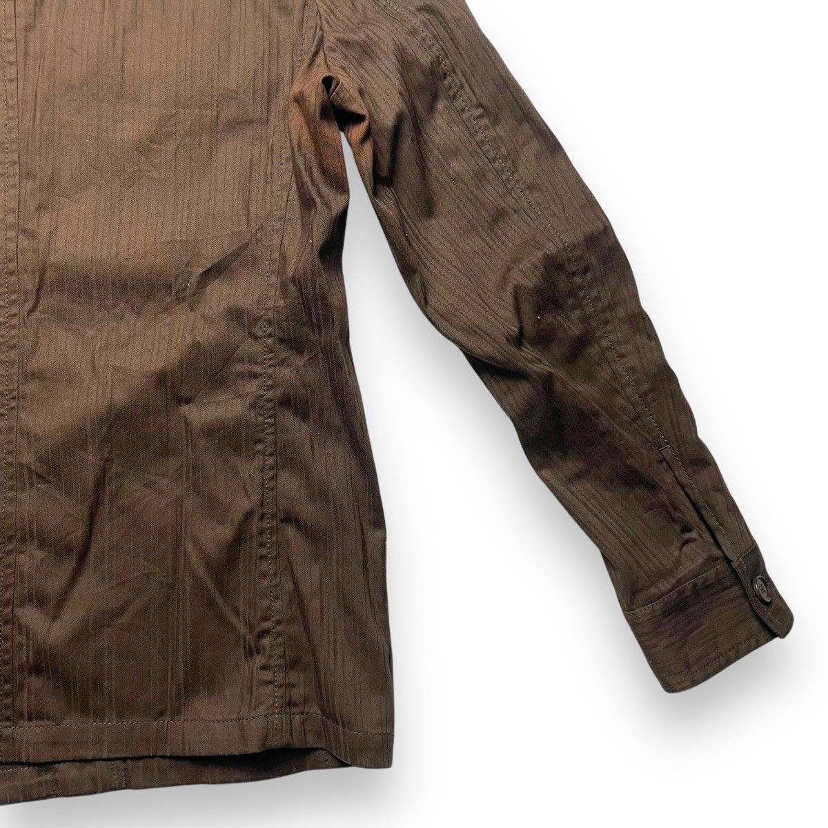 Yohji Yamamoto INED HOMME YOHJI YAMAMOTO STRIPES BUTTON UP FIELD JACKET Size US M / EU 48-50 / 2 - 9 Thumbnail