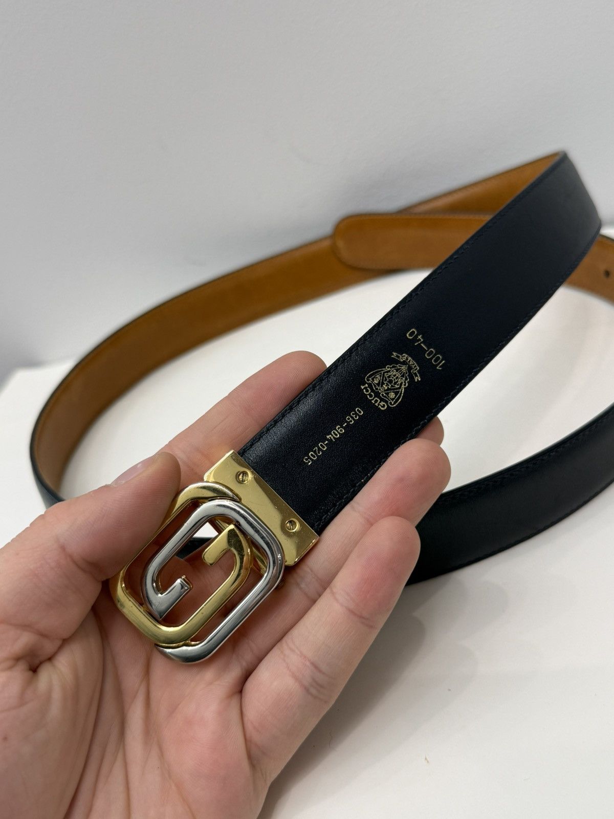 Gucci Gucci Reversible Leather Belt Size ONE SIZE - 3 Thumbnail