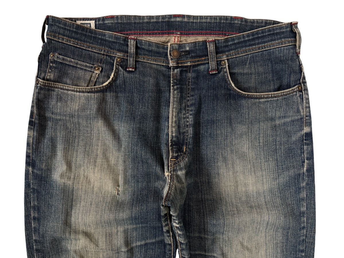 Edwin Vintage Edwin International Distressed Jeans Big Size Denim Size US 41 - 2 Thumbnail