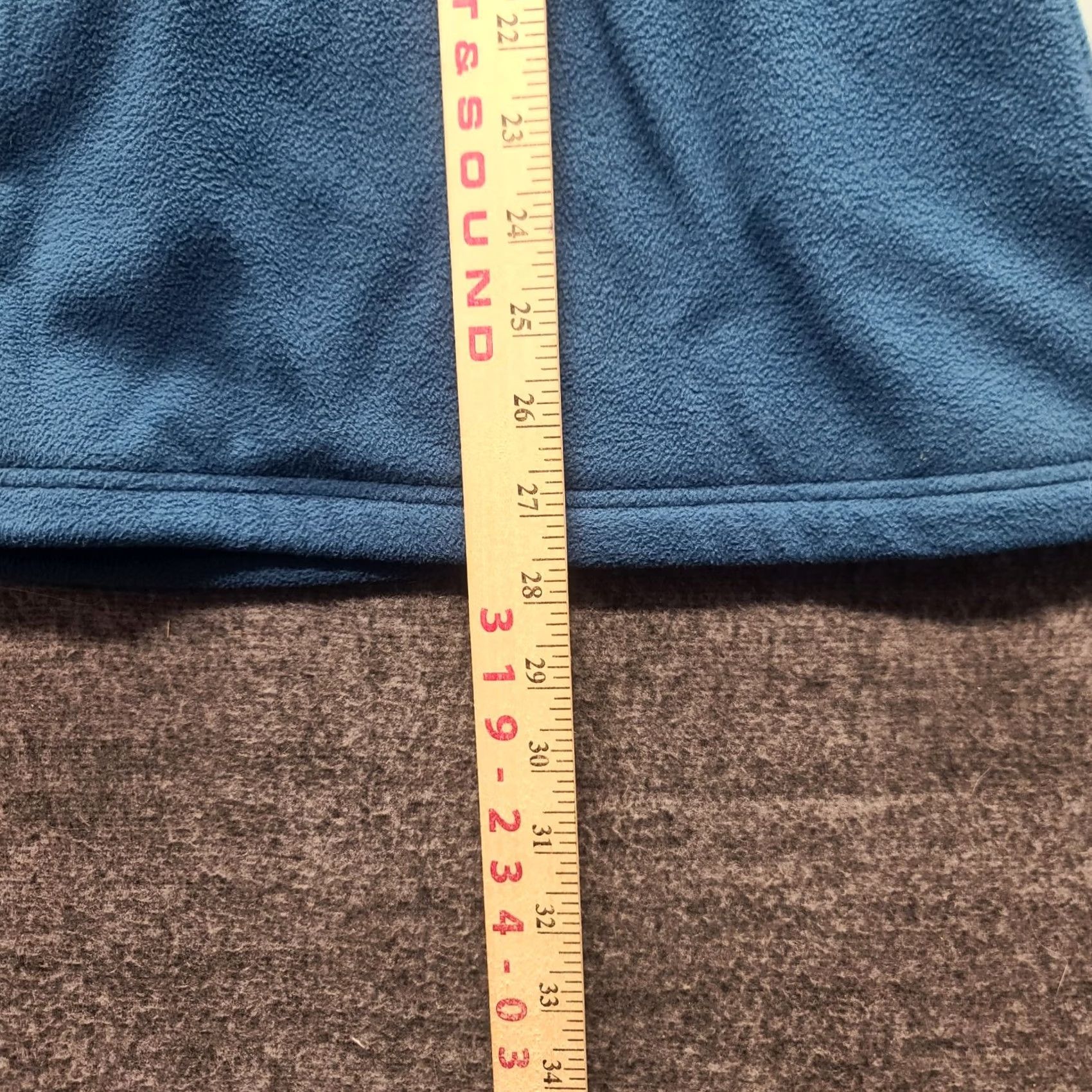 Vintage Duluth Pullover Womens XS Doubleback Printed Fleece Mock Neck Outdoors Blue Raglan Sleeve Slim Casual Everyday All Seasons Size XS / US 0-2 / IT 36-38 - 6 Thumbnail