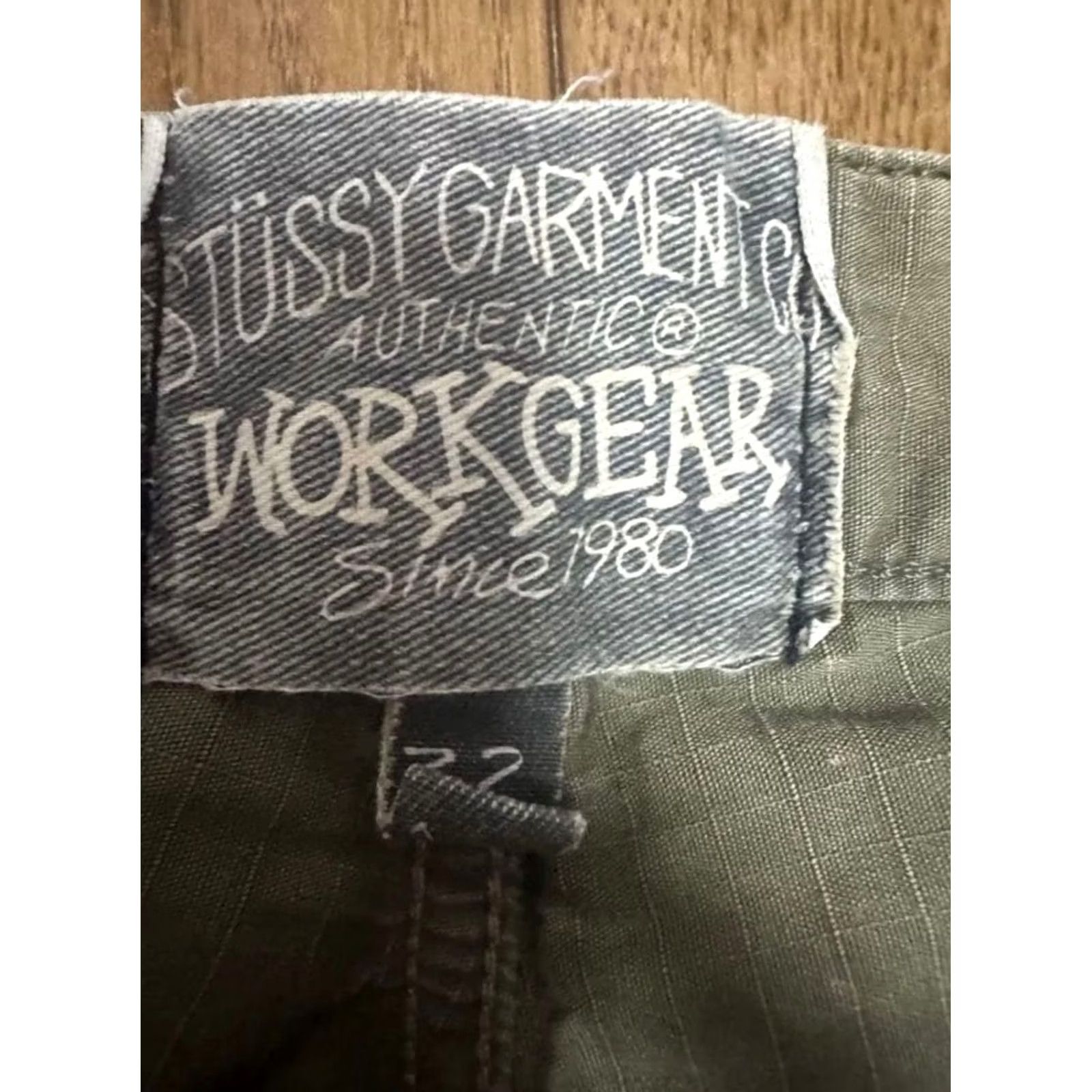 Denime VINTAGE Stussy Work Gear Denim Pants W34 L36 Black Distressed Workwear Jeans Mens Size US 34 / EU 50 - 4 Thumbnail