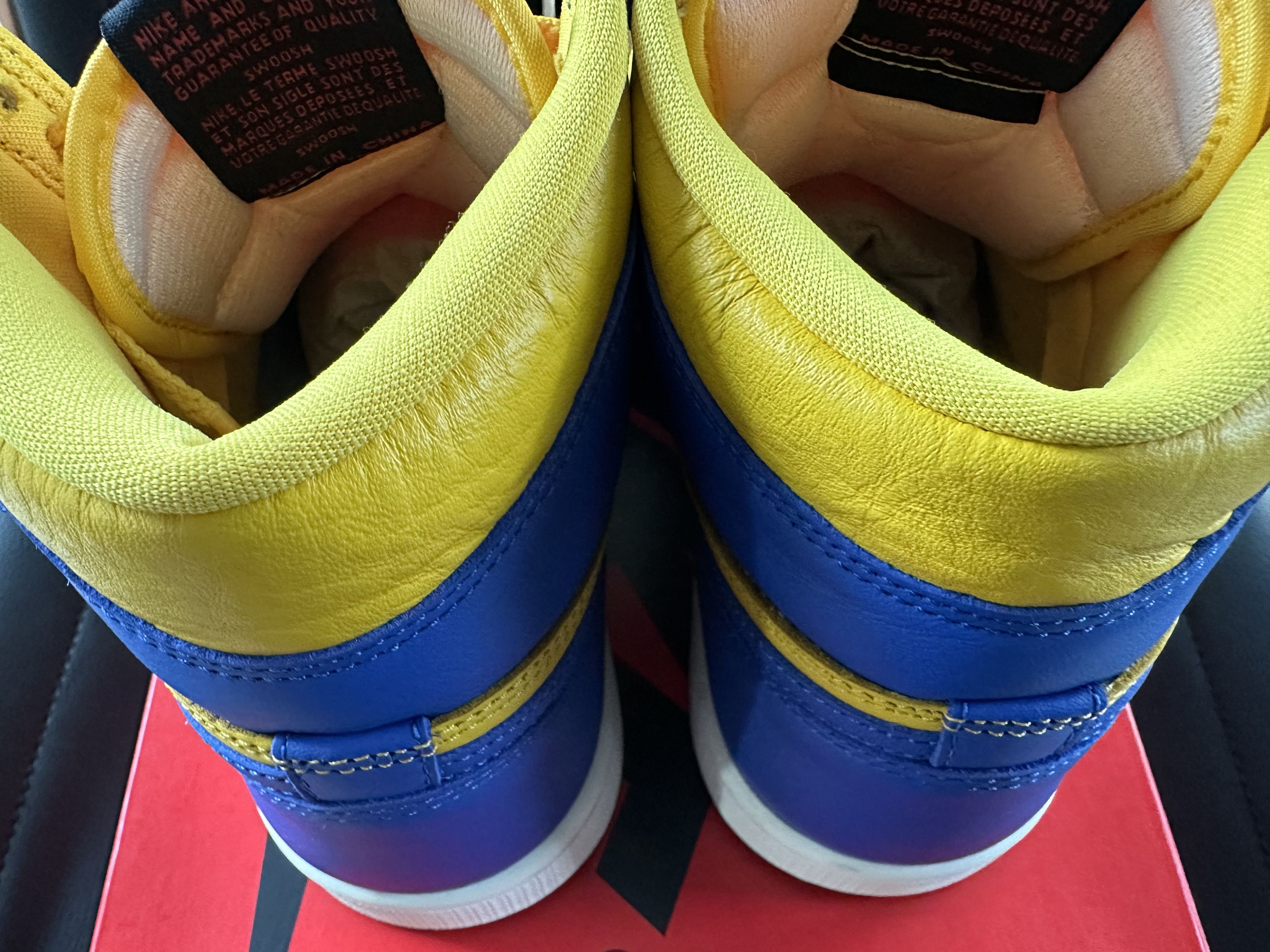 Jordan Brand × Nike PREOWNED WMNS JORDAN 1 RETRO HIGH OG "REVERSE LANEY" Size US 7.5 / IT 37.5 - 11 Thumbnail