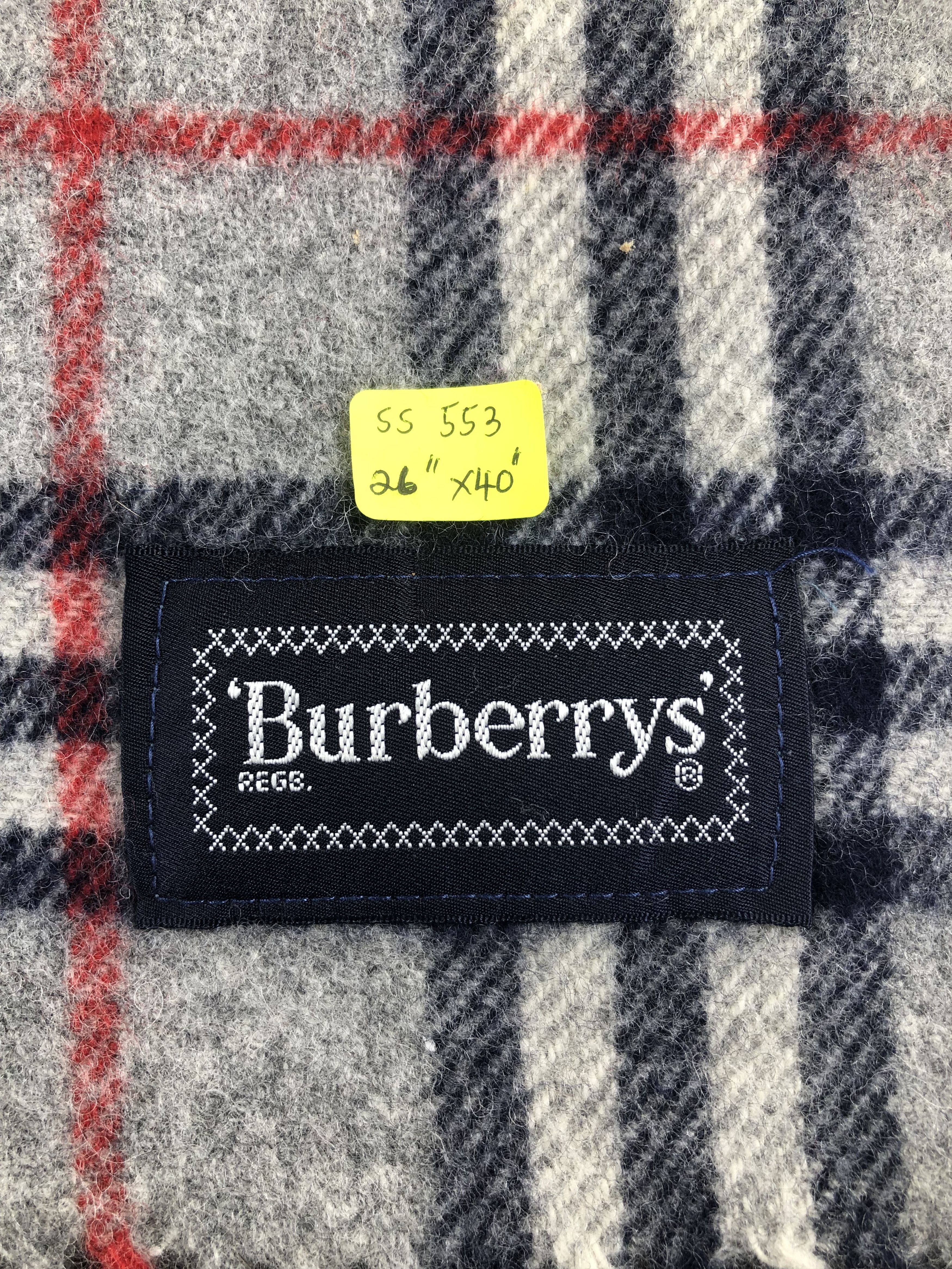 Burberry Burberry Lambswool Scarf / Muffler / Neckwear Size ONE SIZE - 4 Thumbnail