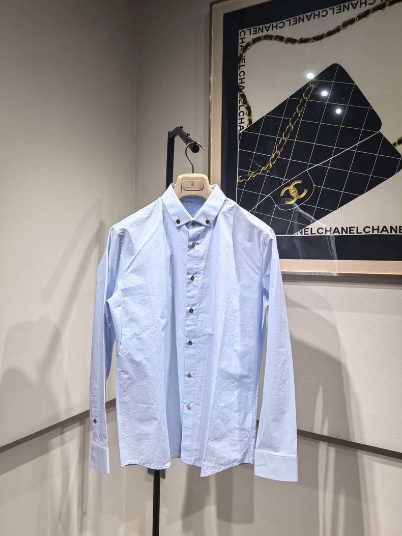 Givenchy Givenchy Shirt / dress shirt blue 100% cotton Size US S / EU 44-46 / 1 - 1 Thumbnail