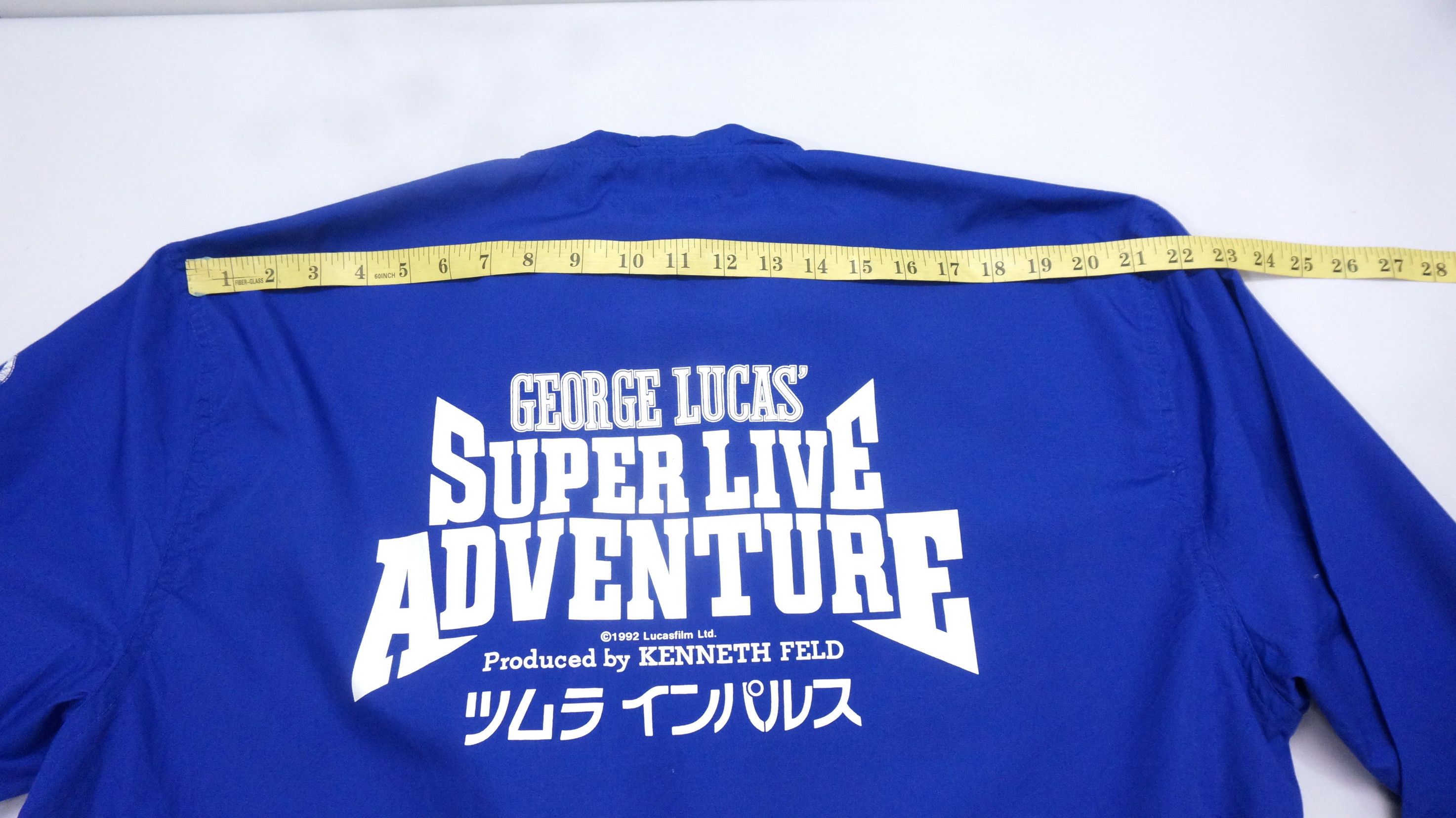 Star Wars Rare 90s George Lucas Super Live Adventure Japan Jacket Size US L / EU 52-54 / 3 - 9 Thumbnail