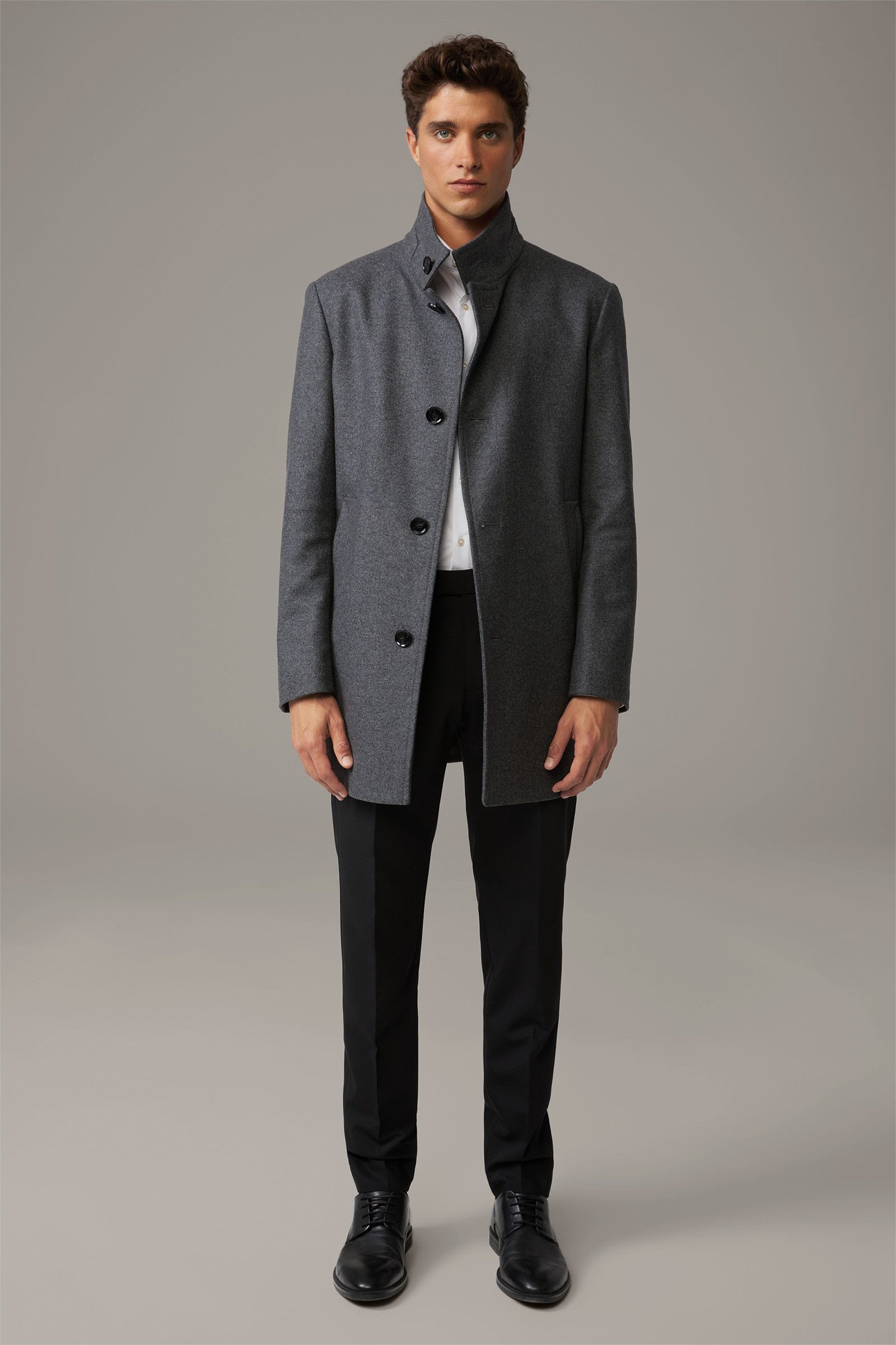 Strellson Strellson Finchley 2.0 Gray Coat Size 56 XL Wool Cashmere Size US XL / EU 56 / 4 - 2 Thumbnail